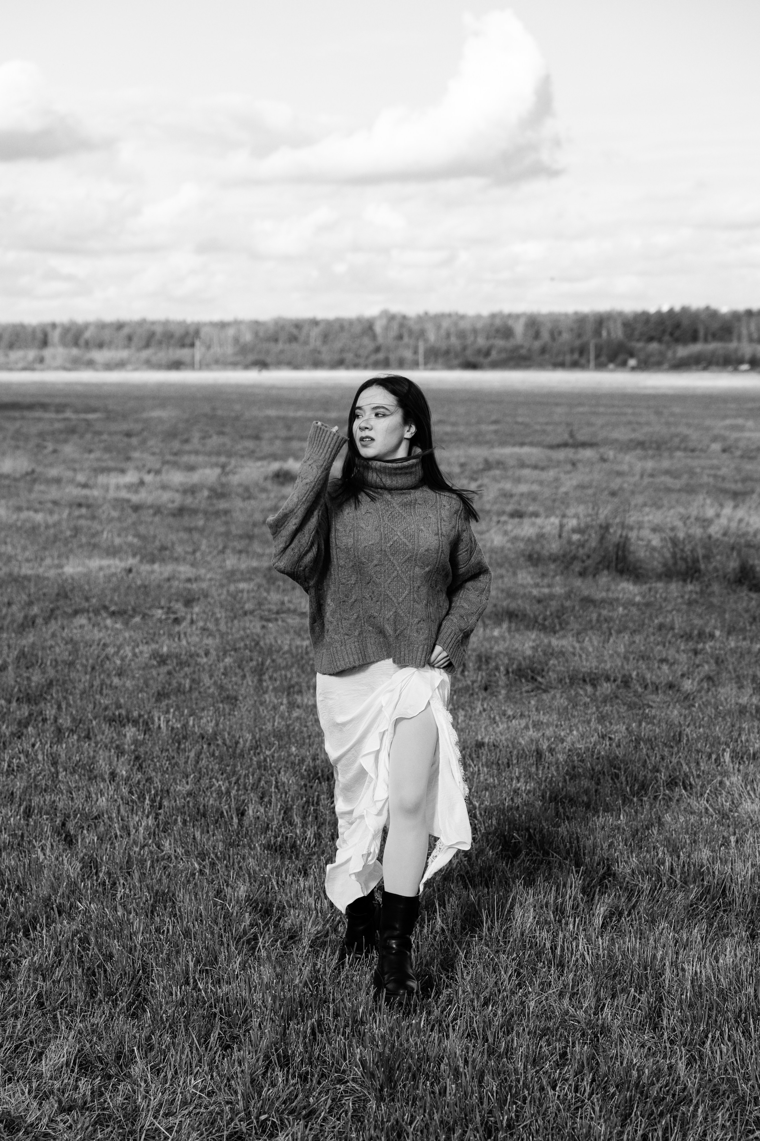 Прогулка в поле осенью. Фотограф в Санкт-Петербурге Вагнер Юлия