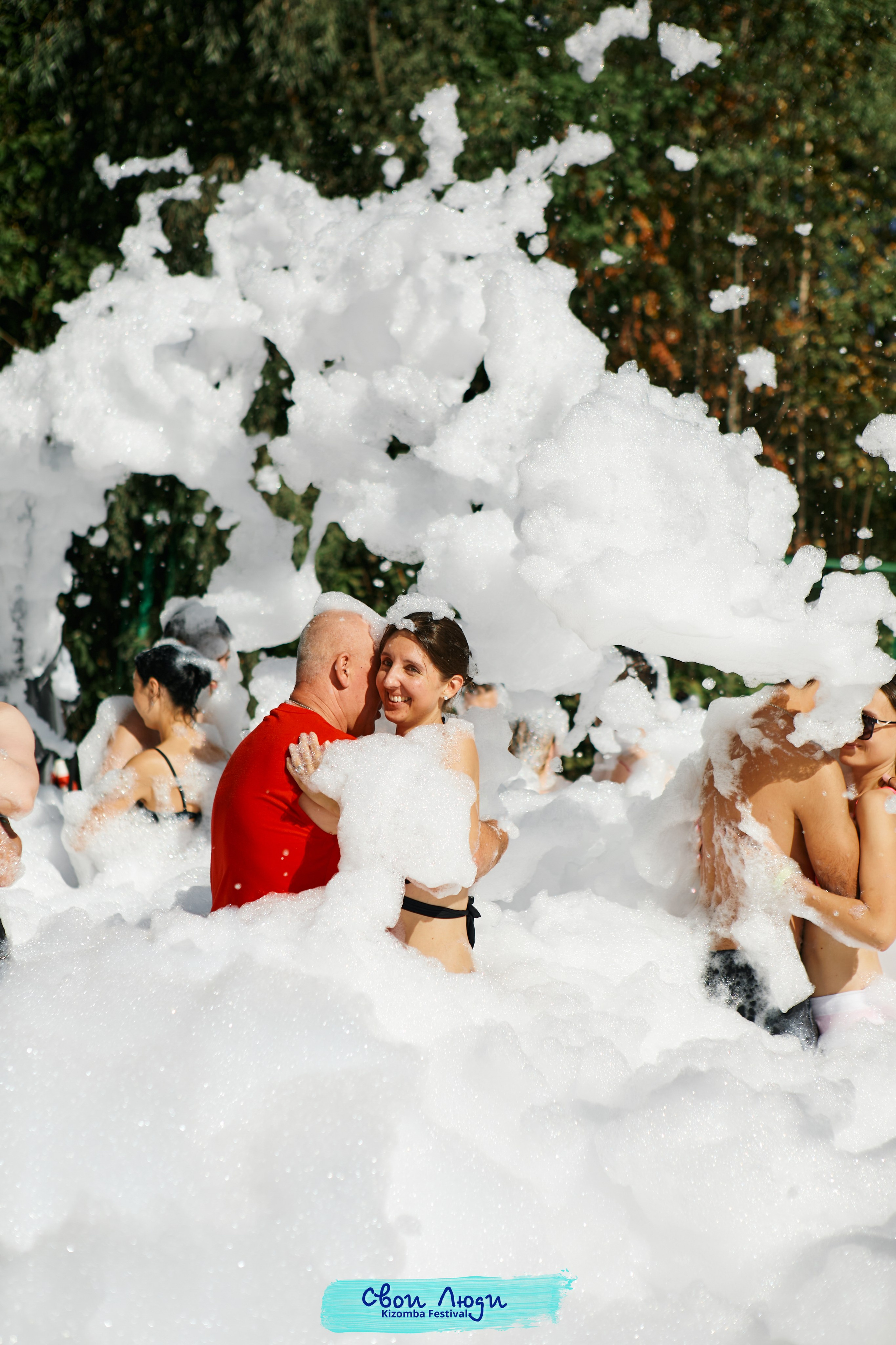 Foam party. Свадебный фотограф