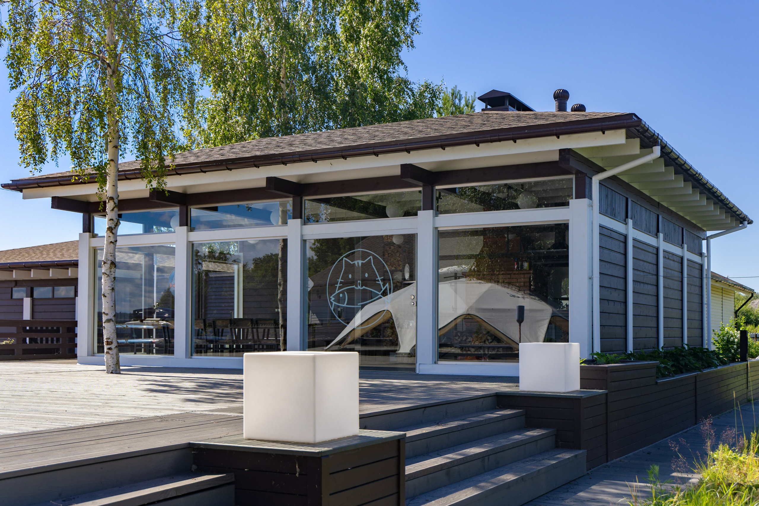 Гостевые дома «Уксунлахти» (деревня Ууксу). Аэросъемка. Фото и Видео в Карелии. Алексей Фрилунд