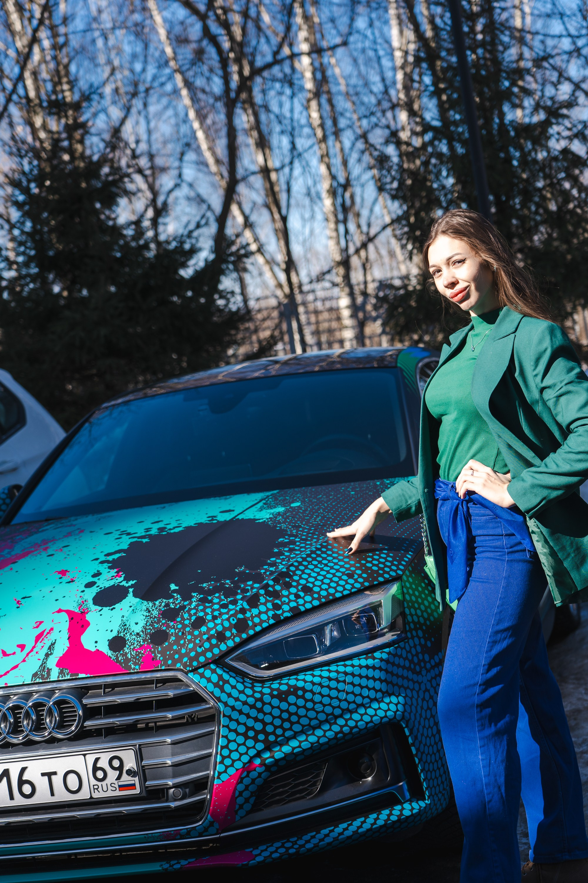 Винилография на Audi A5. Студия дизайна и оклейки авто Barmaley Design