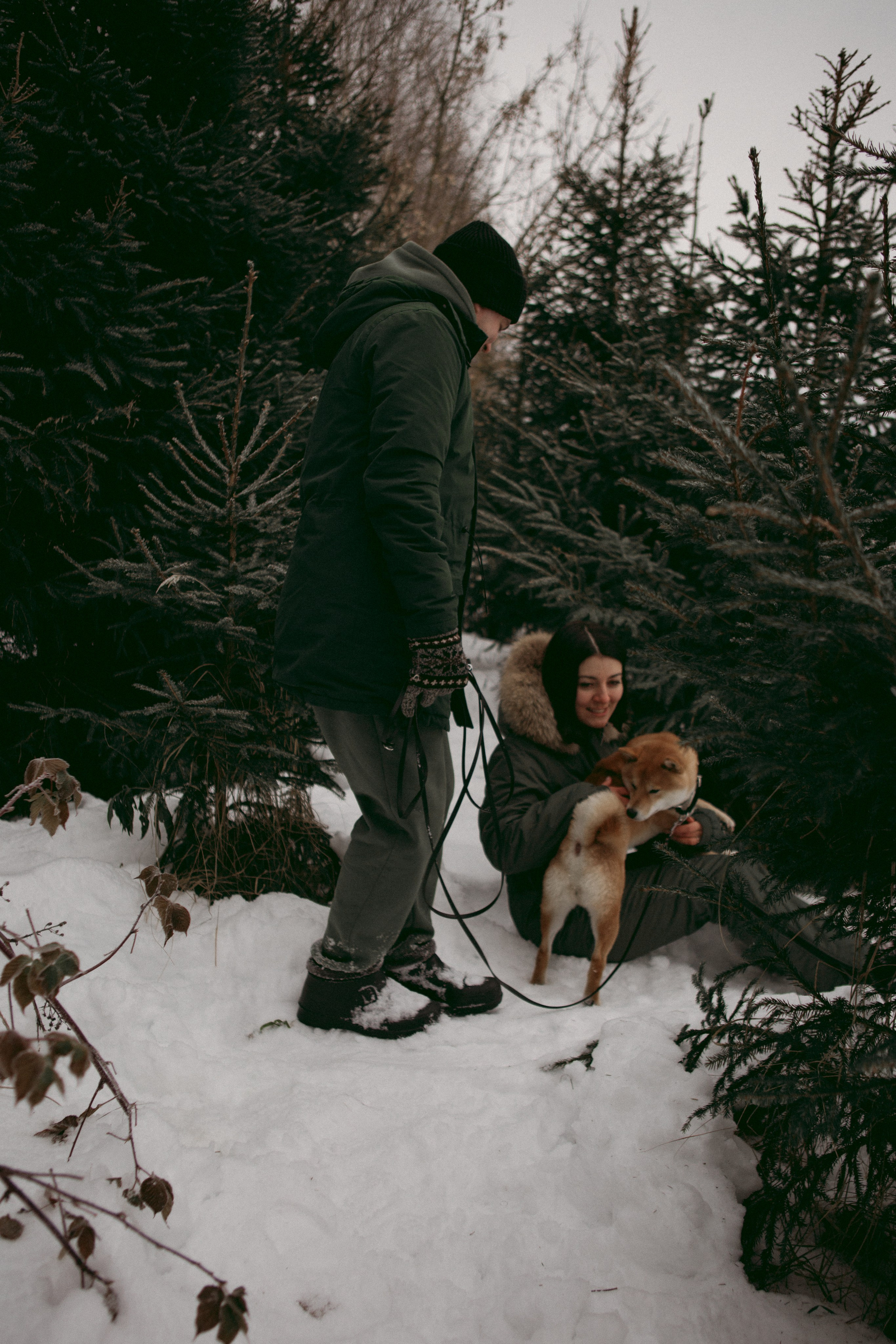 Katya, Dima, Rokki. Portrait, family and pet photographer in Cyprus, Ksenia Bourdelle