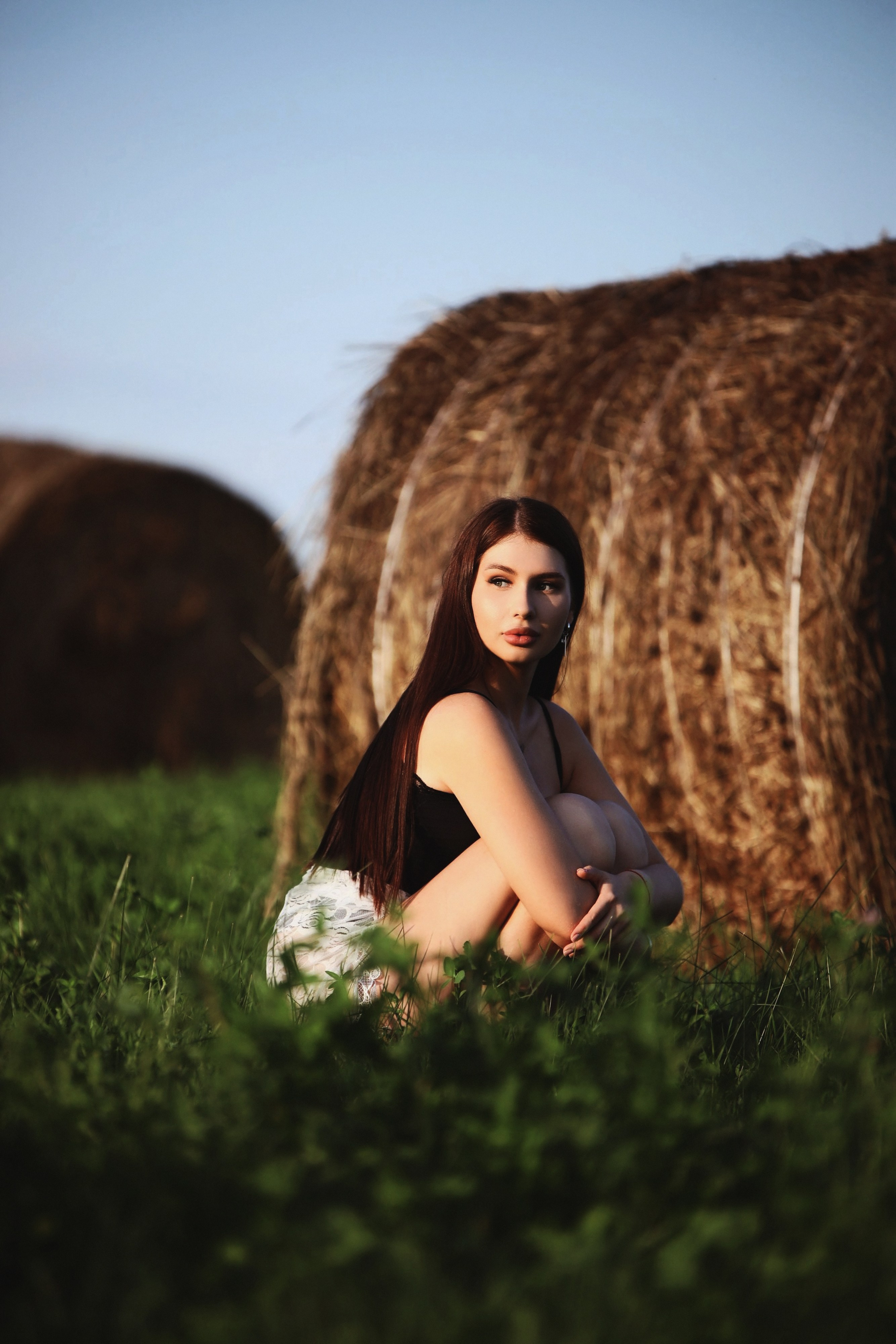 Настя, поля. Фотограф Игорь Михайлов