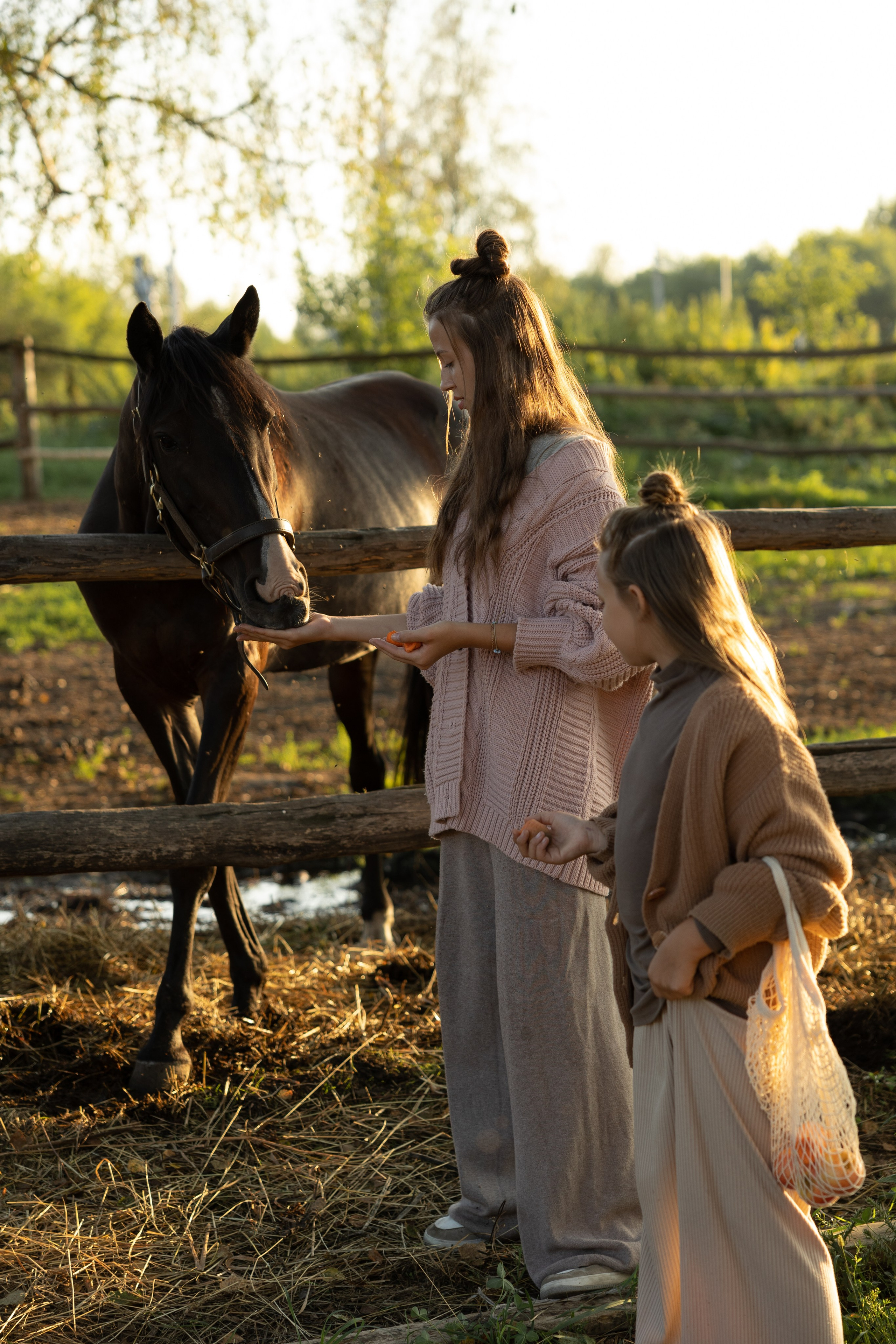 Прогулка на конюшне. Семейный и женский фотограф, стильный репортаж в г. Новосибирск