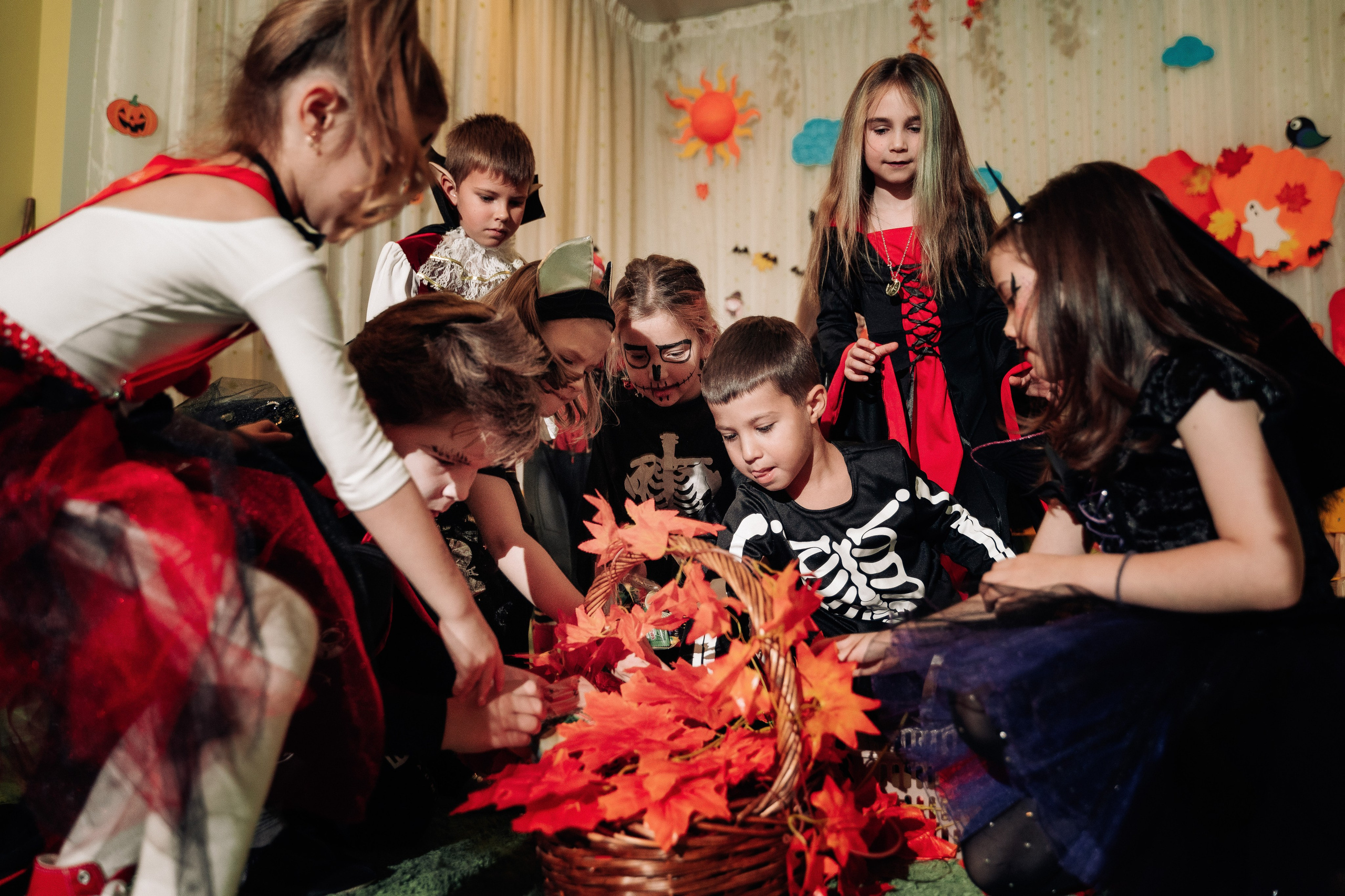 Halloween party в садике Филлипок. Свадебный и семейный фотограф в Москве и МО Геннадий Туманцев