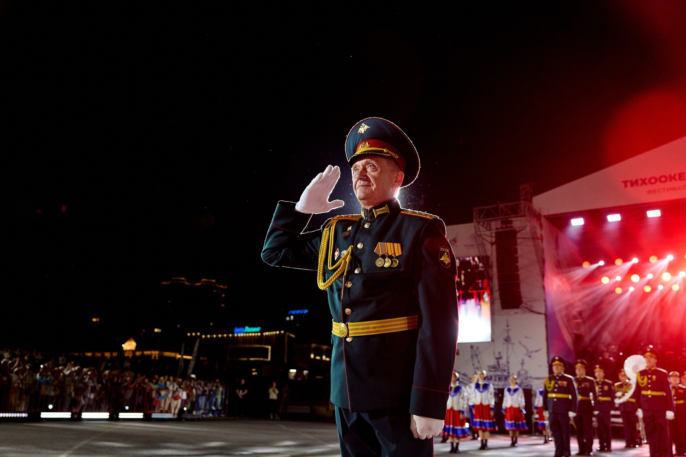 «Тихоокеанские марши» Плац-концерт