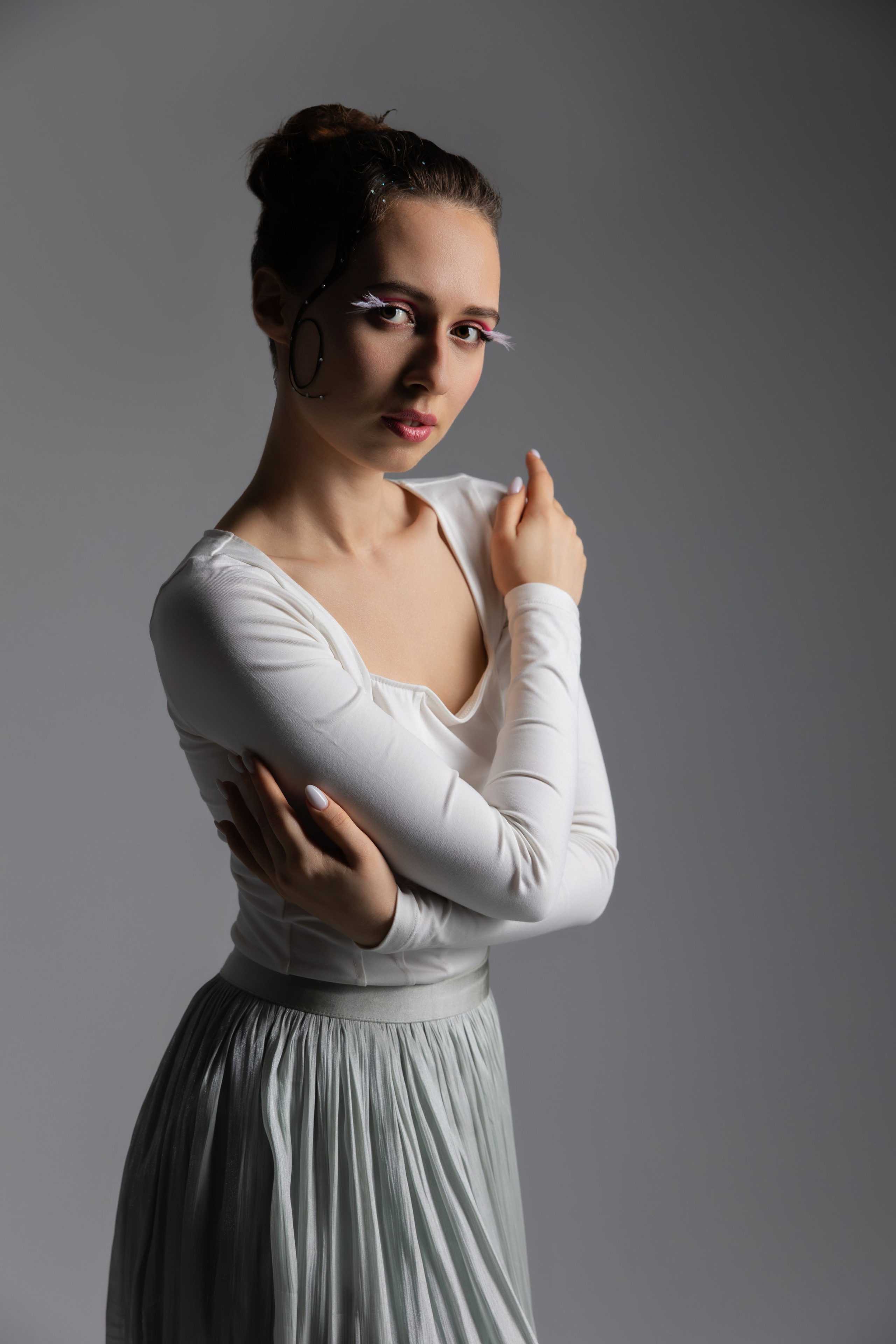 Женская фотосессия на циклораме. Семейный и женский фотограф в Москве Надежда Воробьева