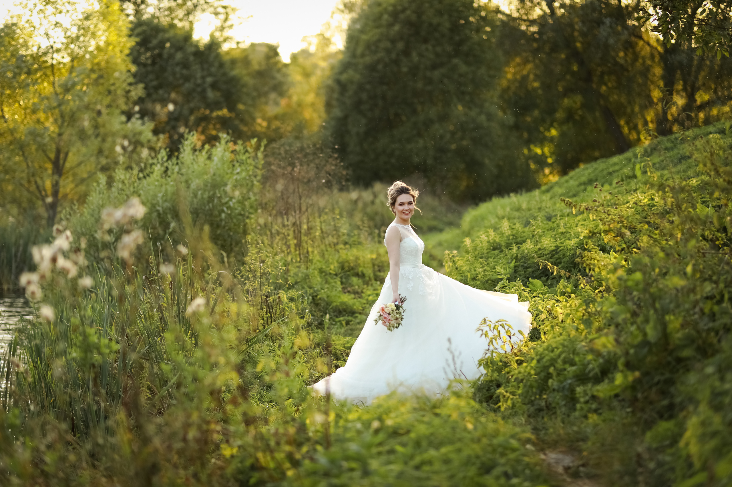 Свадебная прогулка для Олеси и Дениса. Женский семейный фотограф Тула Москва Захарова Анна