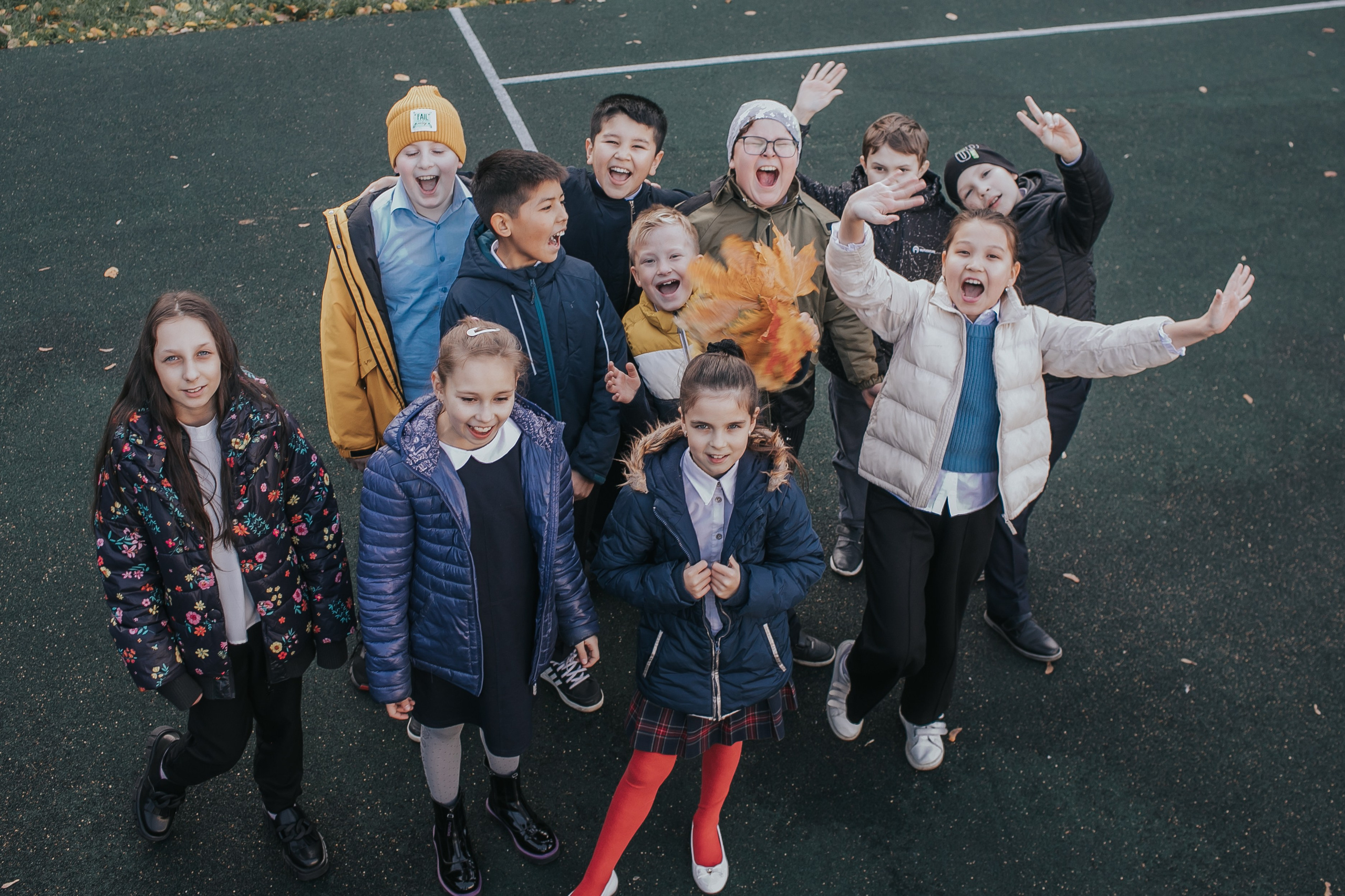 Осенняя съемка 4 класса для Выпускных альбомов. Семейный фотограф в Москве Наталья Чуб, заказать Фотокнигу