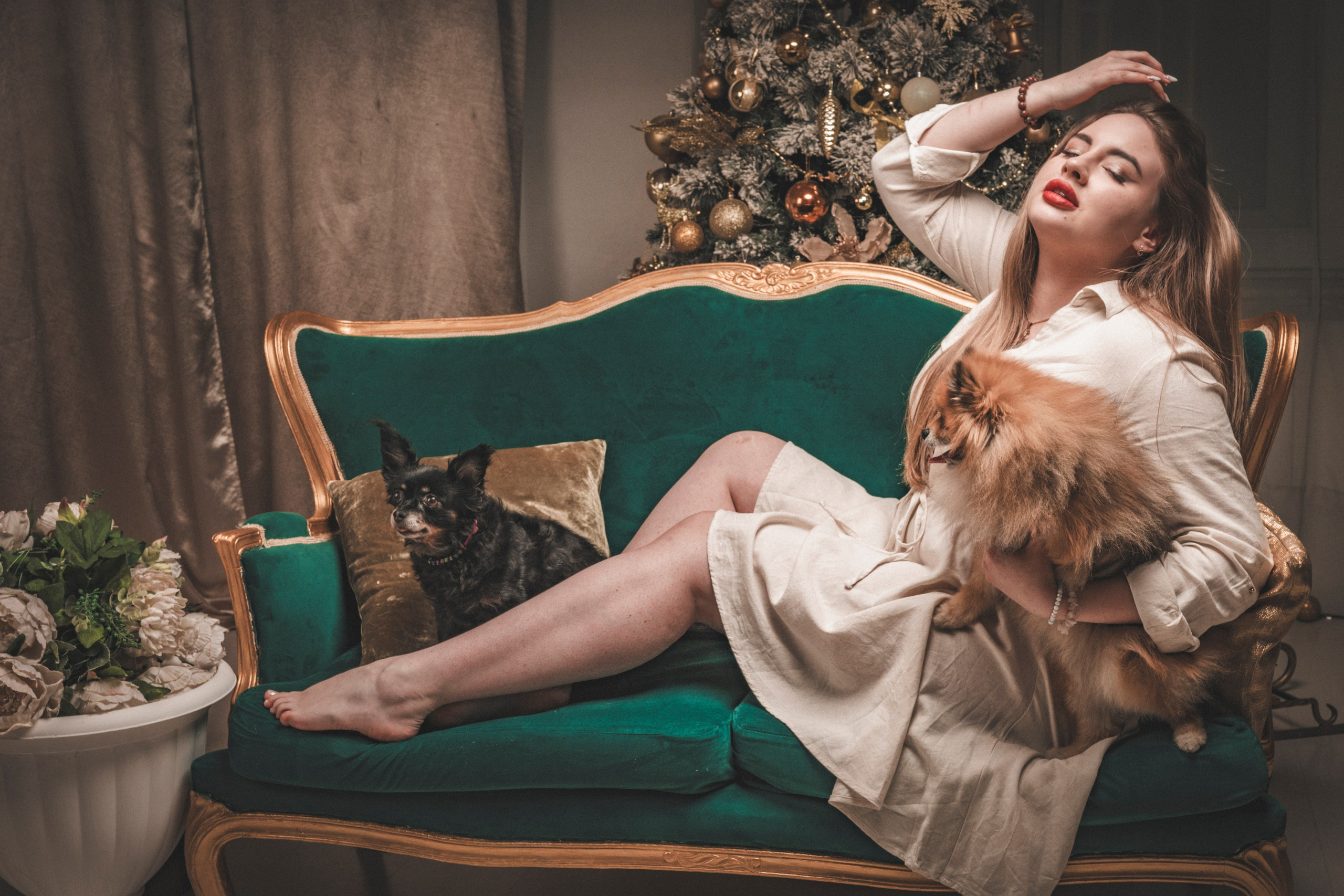 Девушка и ее подарок. Фотограф анималист в Санкт-Петербурге Таша Крейв