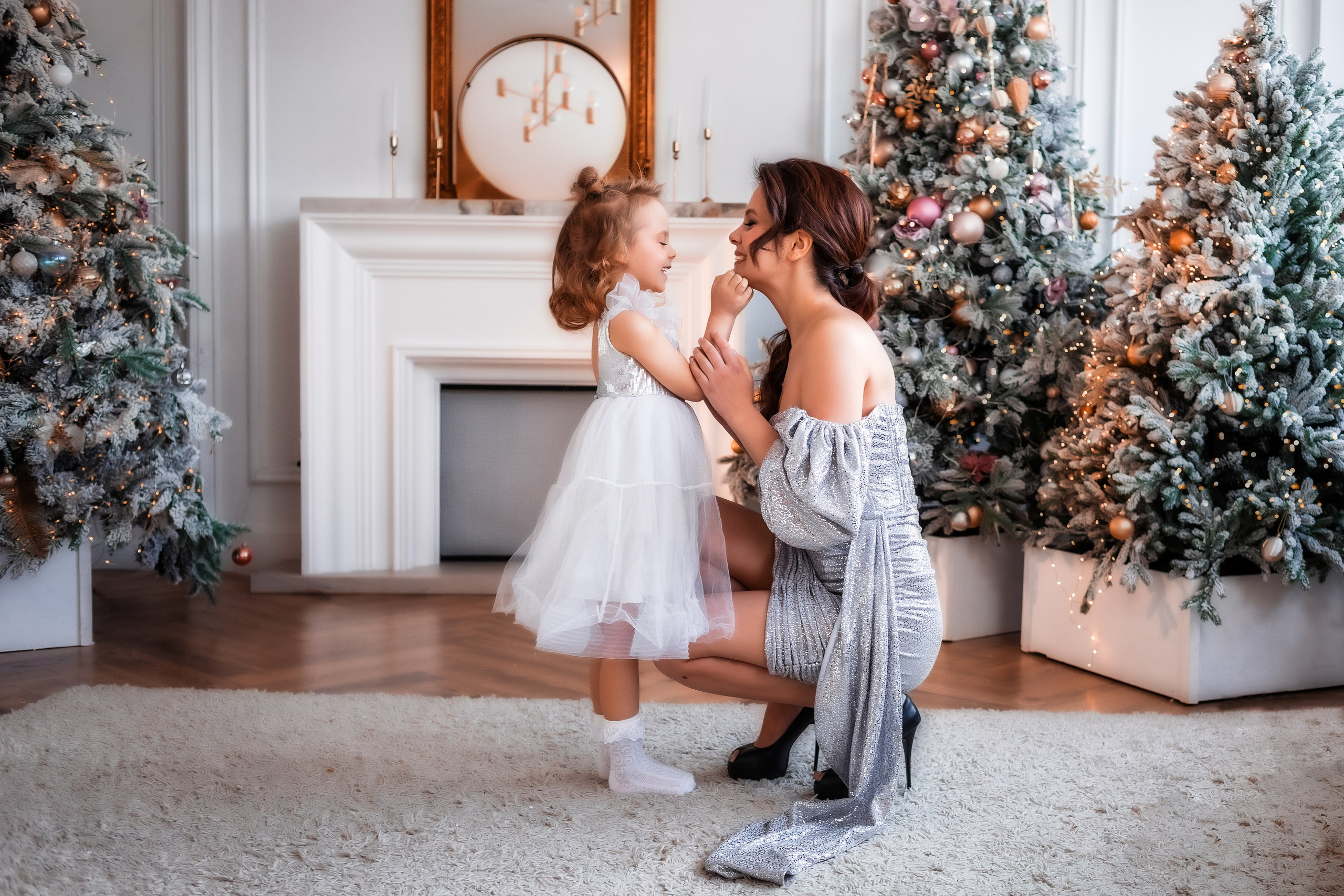 Новогодняя сказка для Кати и Миланы. Семейный и детский фотограф в Екатеринбурге Оксана Пипкина