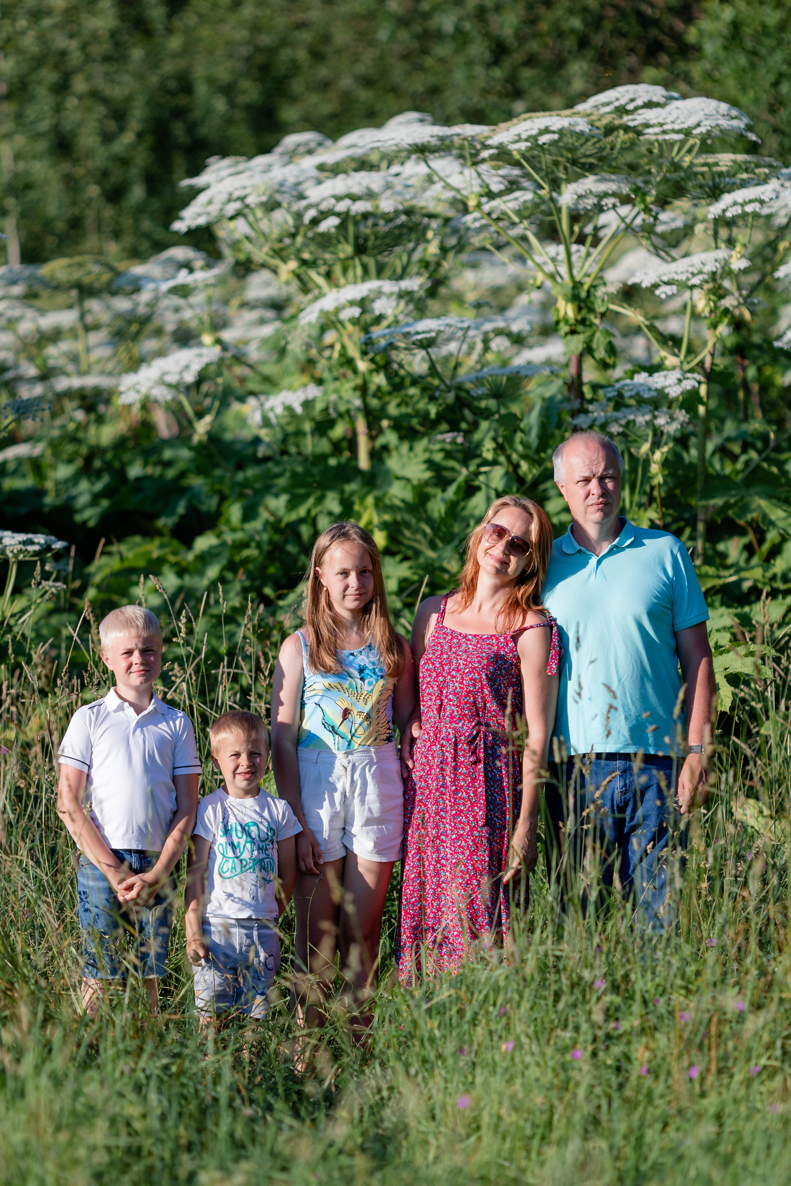 Семейная фотосессия на закате. Ирина Носова - семейный и детский фотограф