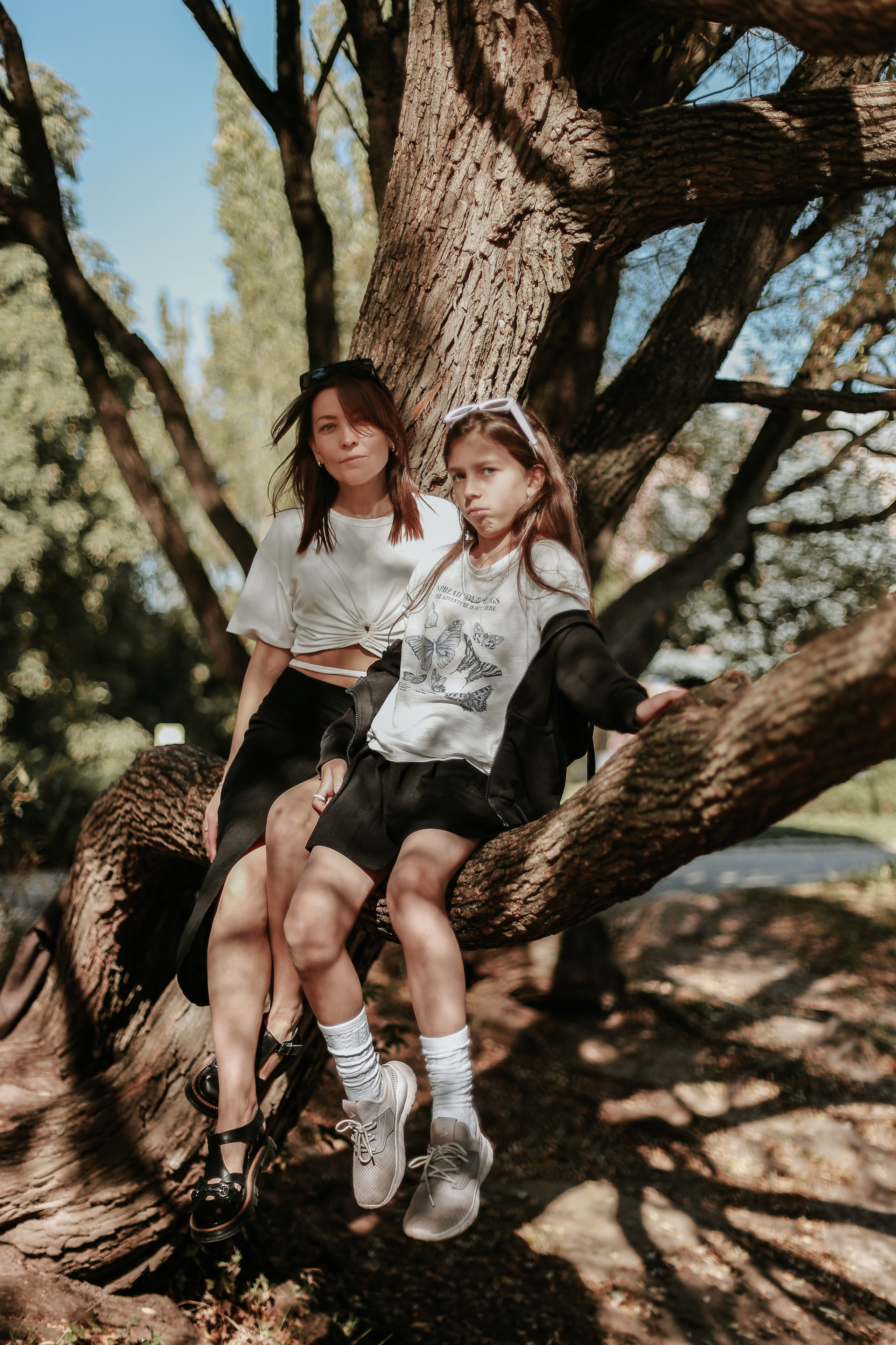 Гульшат и Агния в БотСаду. Антонина Морозова, профессиональный семейный фотограф видеограф