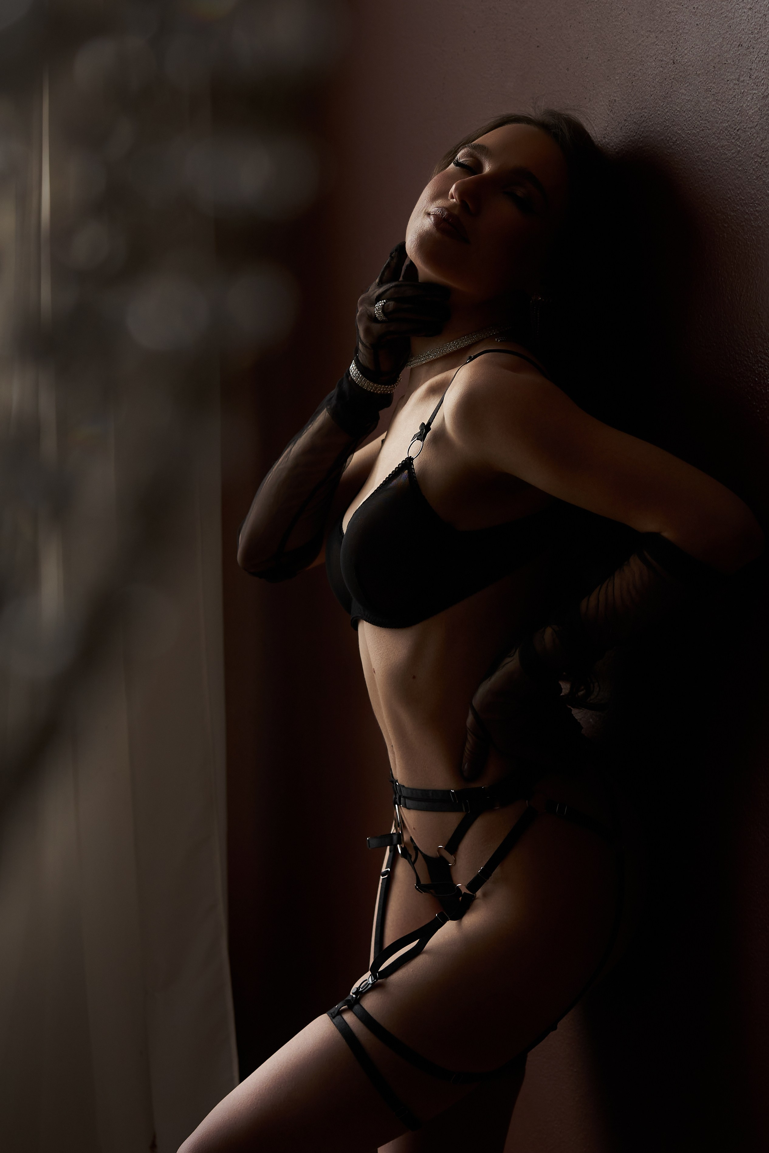 Будуарная фотосессия в студии с водой. Фотограф Екатеринбург Кокшарова Александра