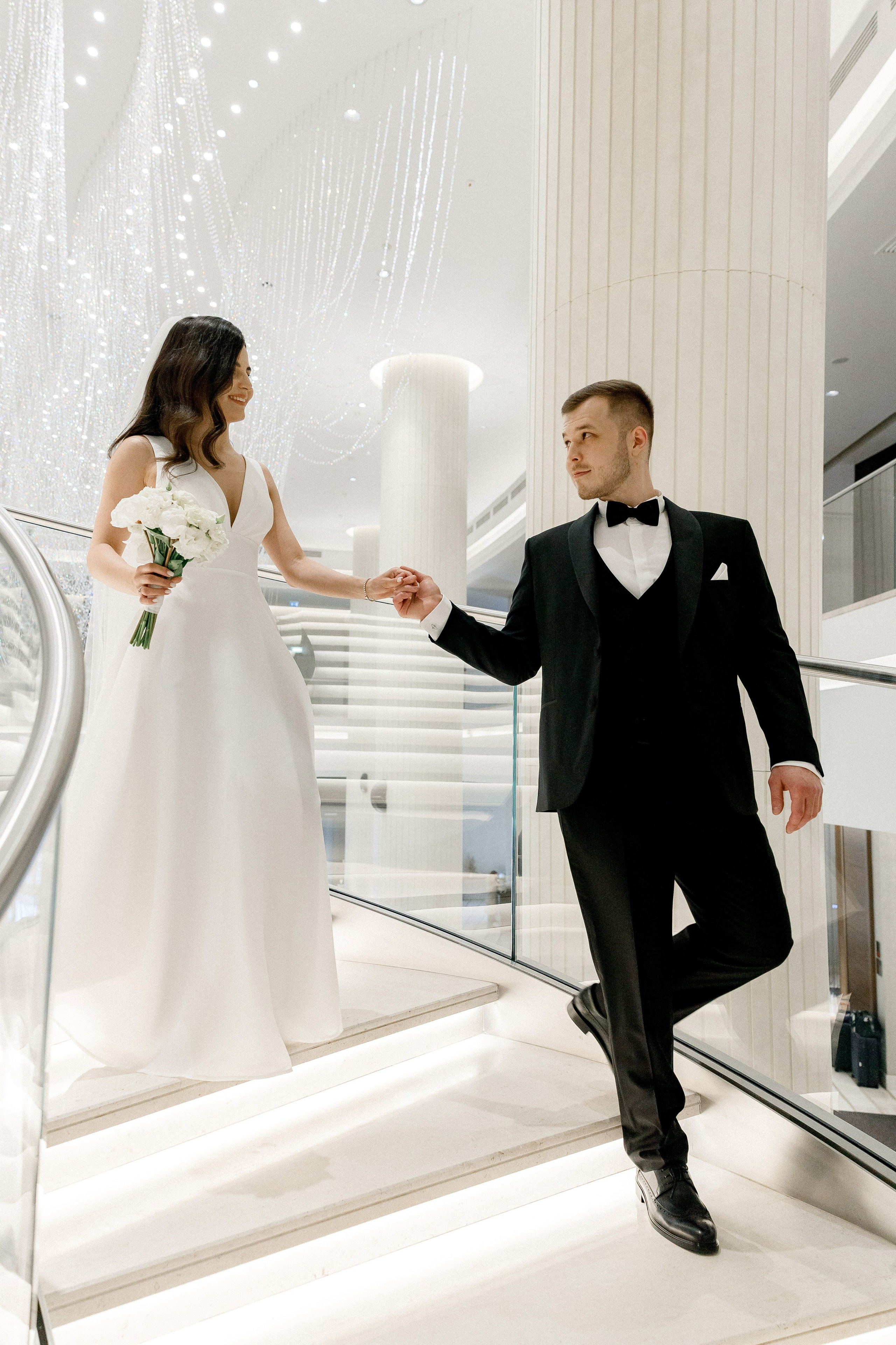 Свадебный ужин в Ресторане Michel на Красной Пресне. Свадебный фотограф в Москве и Санкт-Петербурге Денис Ходюков