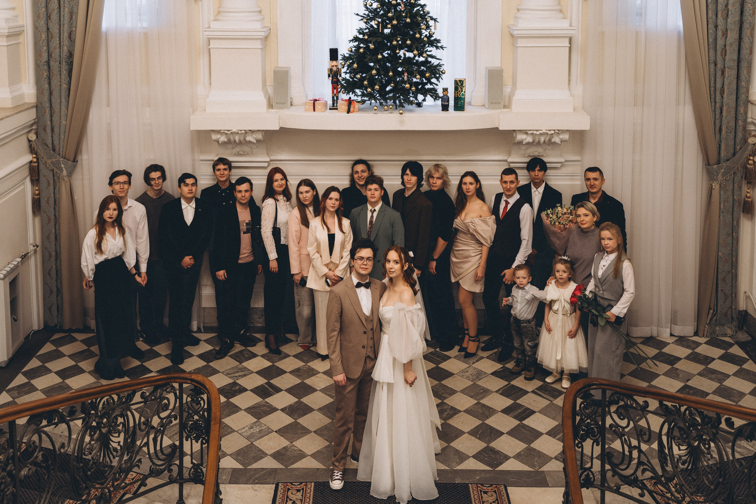 СВАДЕБНАЯ СЬЕМКА ВО ВТОРОМ ДВОРЦЕ С ГОСТЯМИ И ПРОГУЛКА В ТАВРИЧЕСКОМ САДУ. Профессиональный фотограф, Санкт-Петербург — Виктория Богомолова