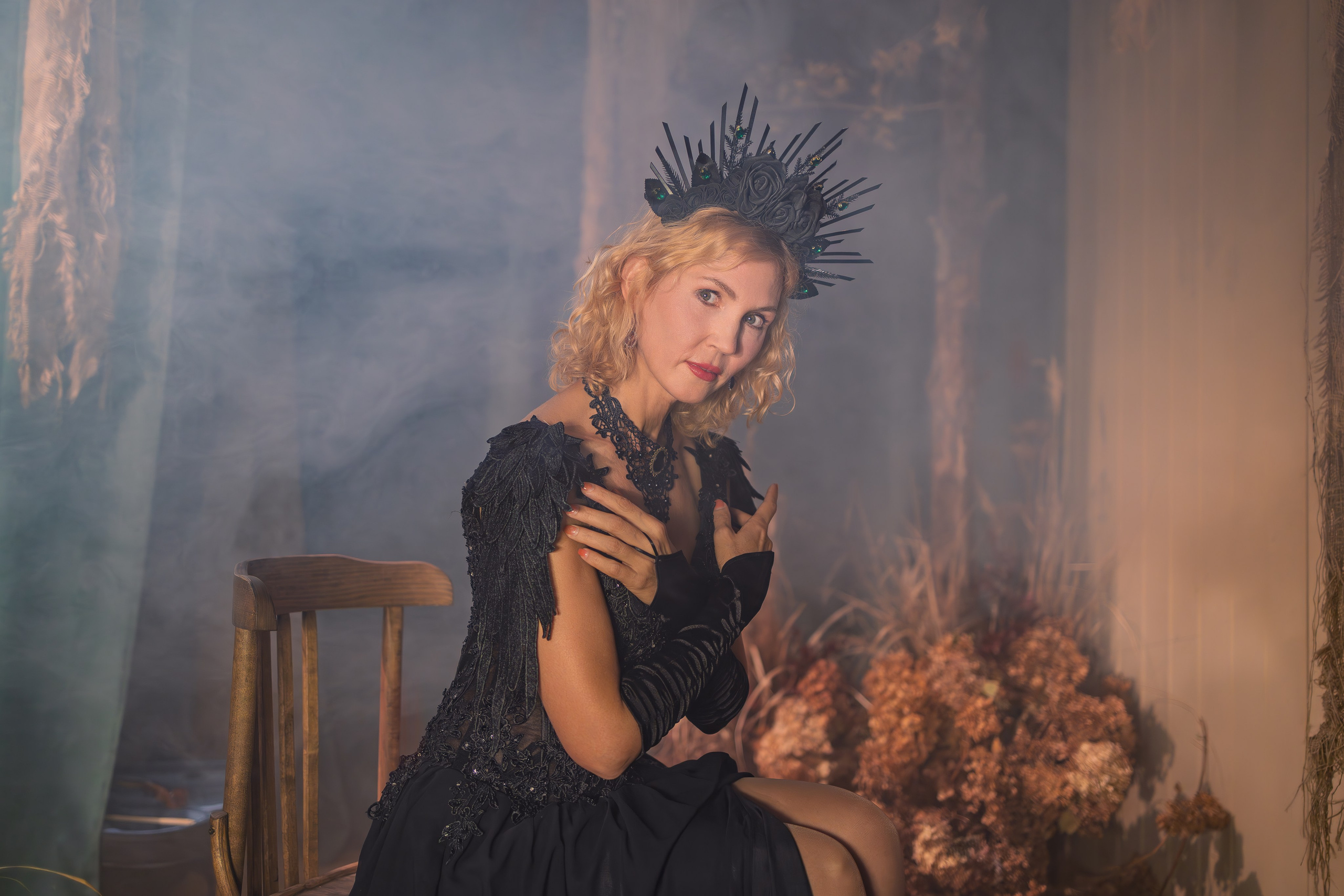 Оксана. Заброшенный театр. Репортажный, семейный и студийный фотограф в Москве Демин Алексей