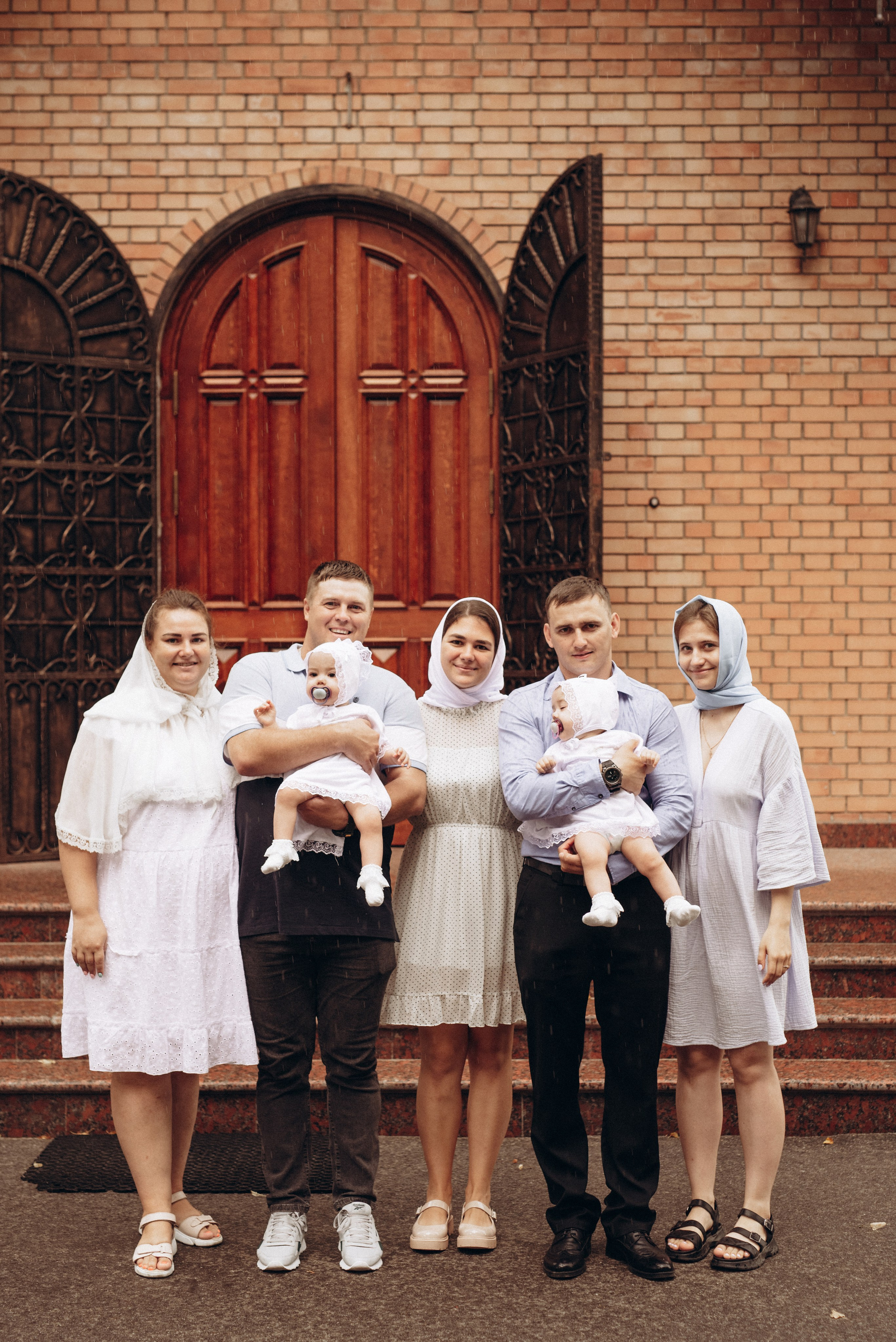 Крещение Ксении и Елизаветы. Фотограф новорождённых и семейный фотограф в Иваново Любовь Капранова