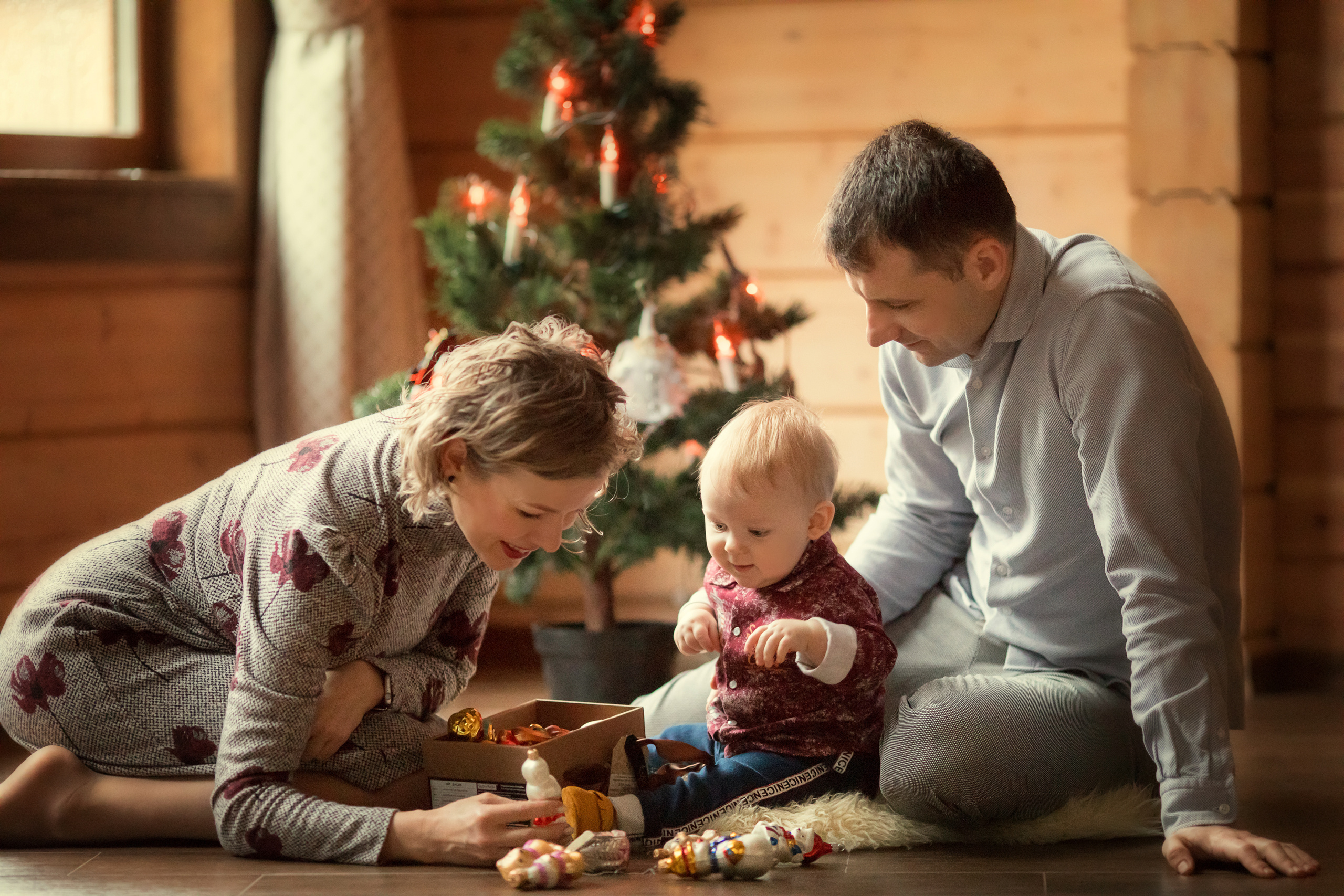 Первый Новый год Мишутки. Детский и семейный фотограф Муксимова Ирина