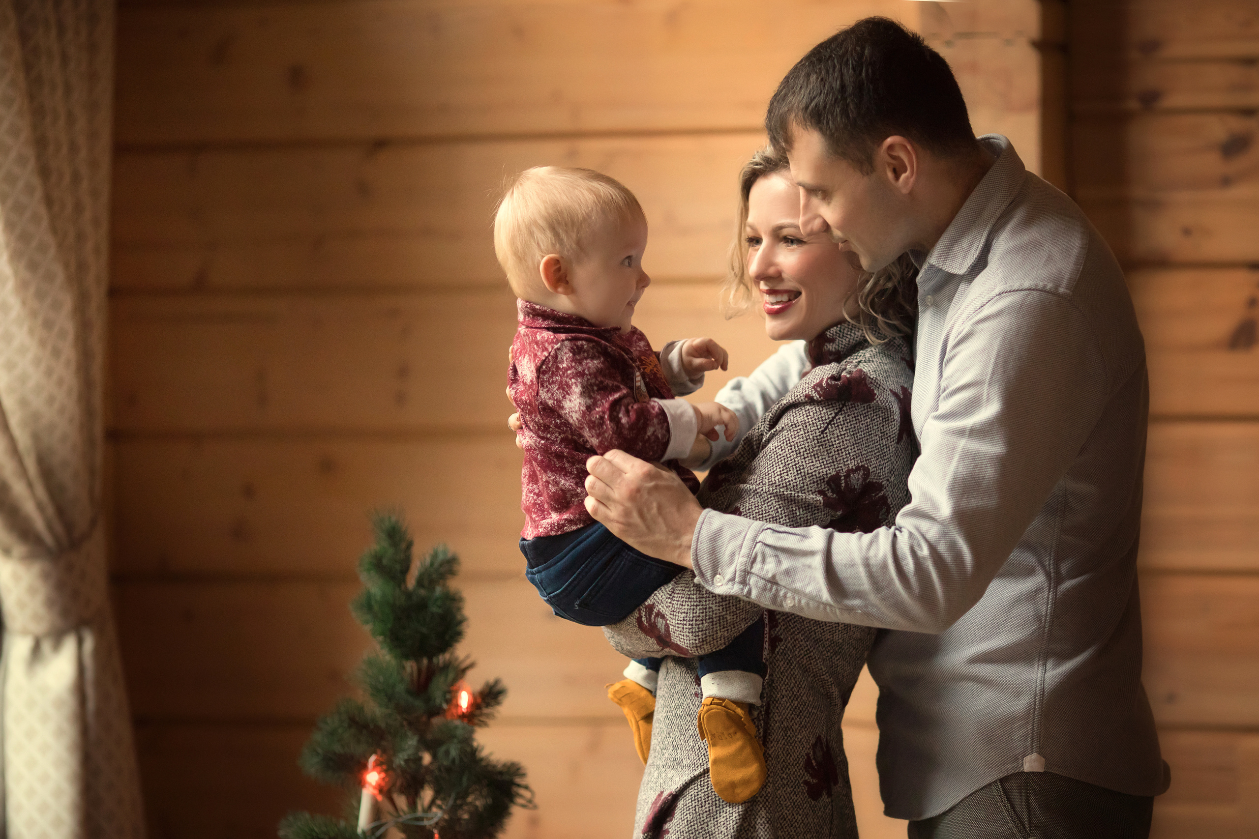 Первый Новый год Мишутки. Детский и семейный фотограф Муксимова Ирина