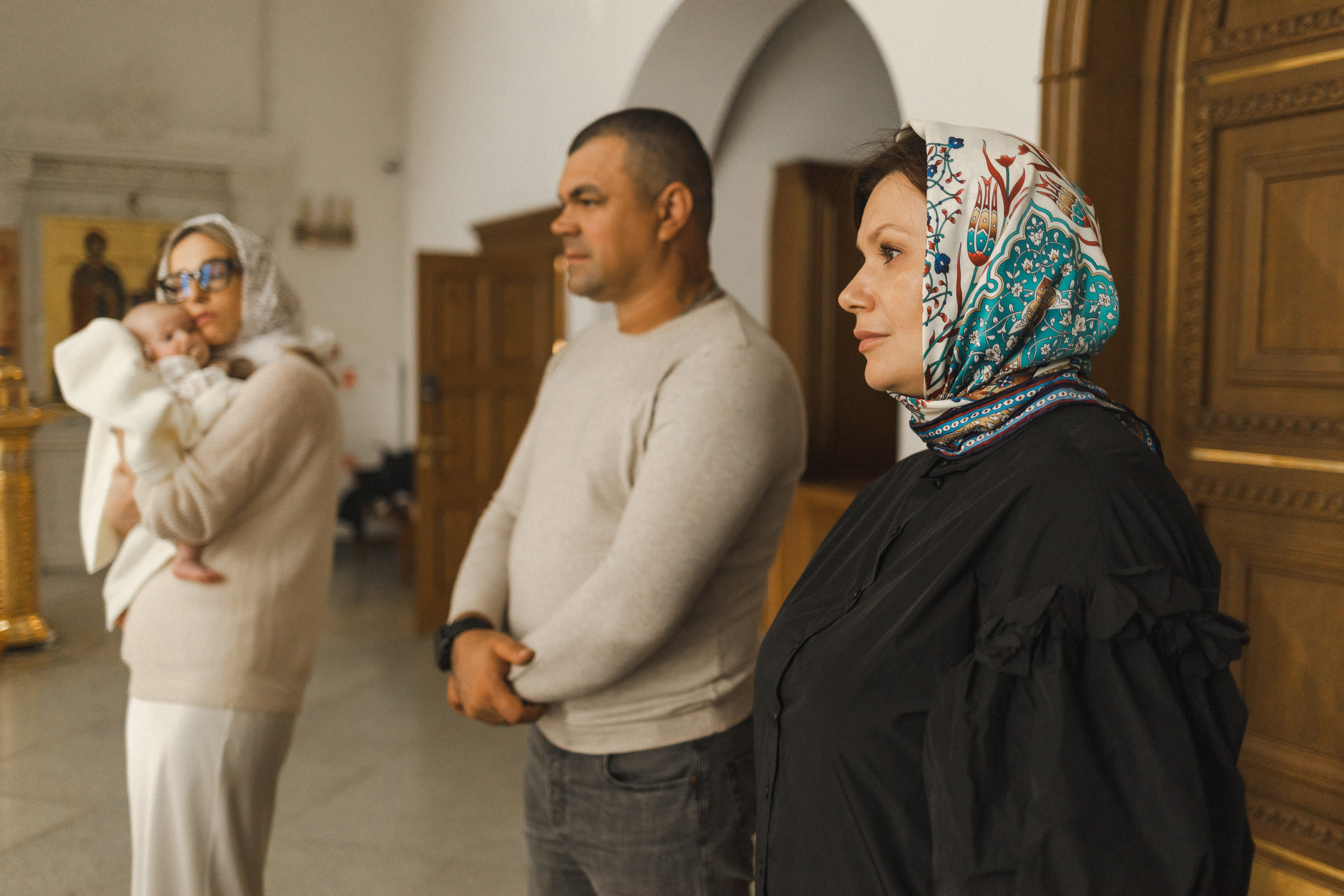 Крещение Стефании. Семейный фотограф в Москве