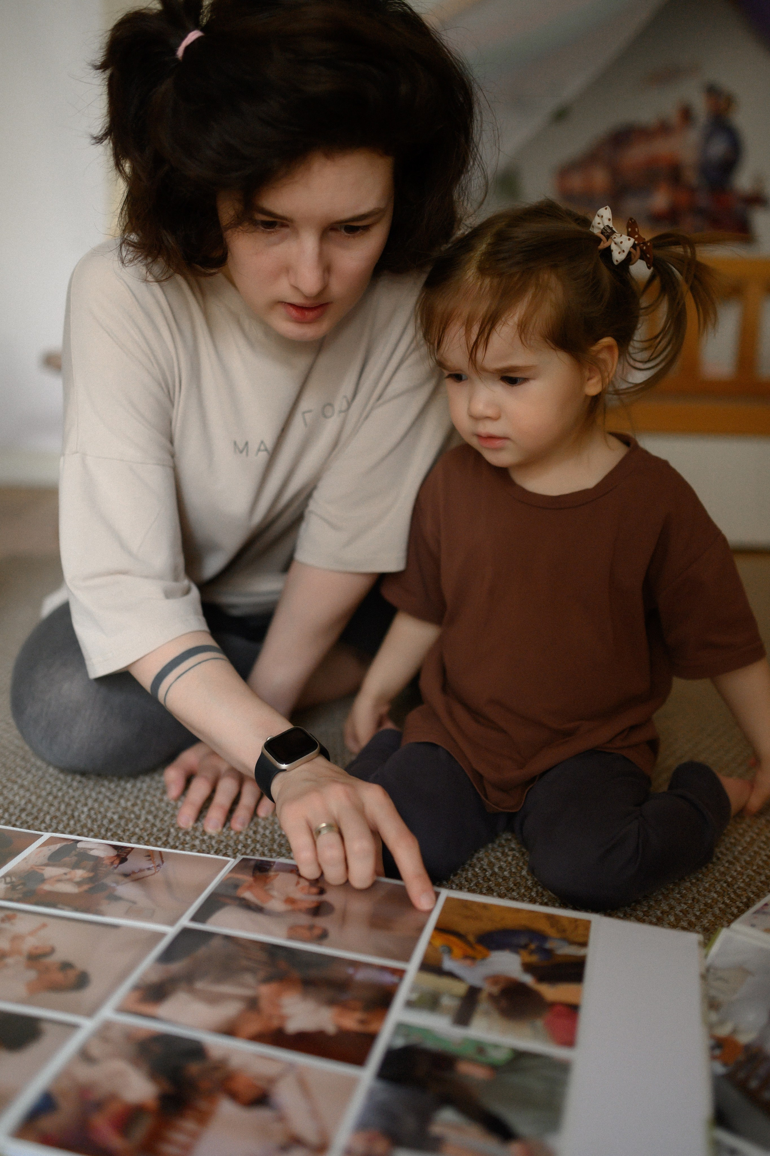 Руслан, Марта и Кира дома. Семейный и свадебный lifestyle-фотограф в Москве Мария Петрова