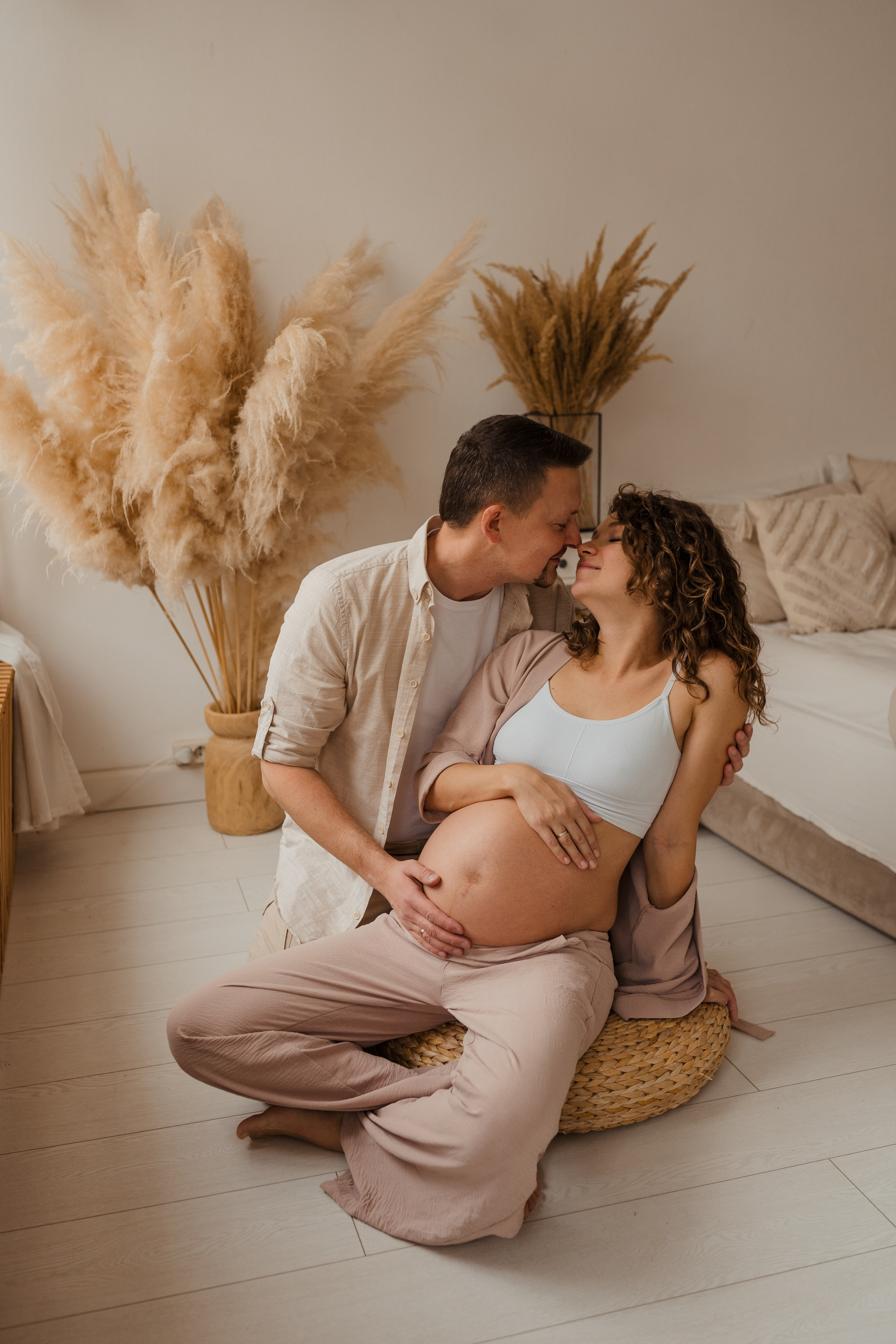 Семейная фотосессия в студии в Москве, семейный фотограф Анна Полушина. Свадебный фотограф в Москве Анна Полушина