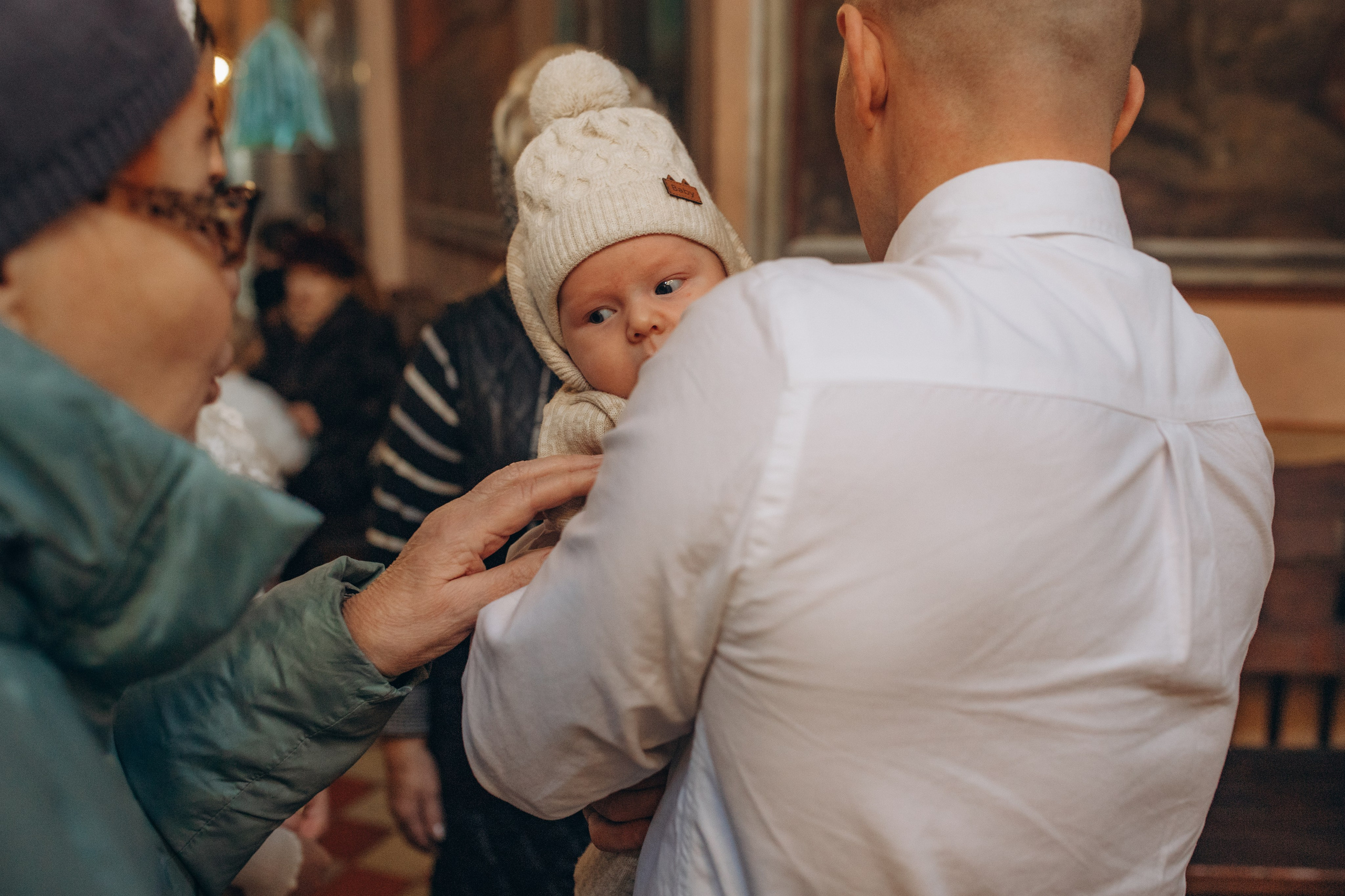 Крещение Михаил. Семейный и домашний фотограф в Москве и МО Королева Валерия