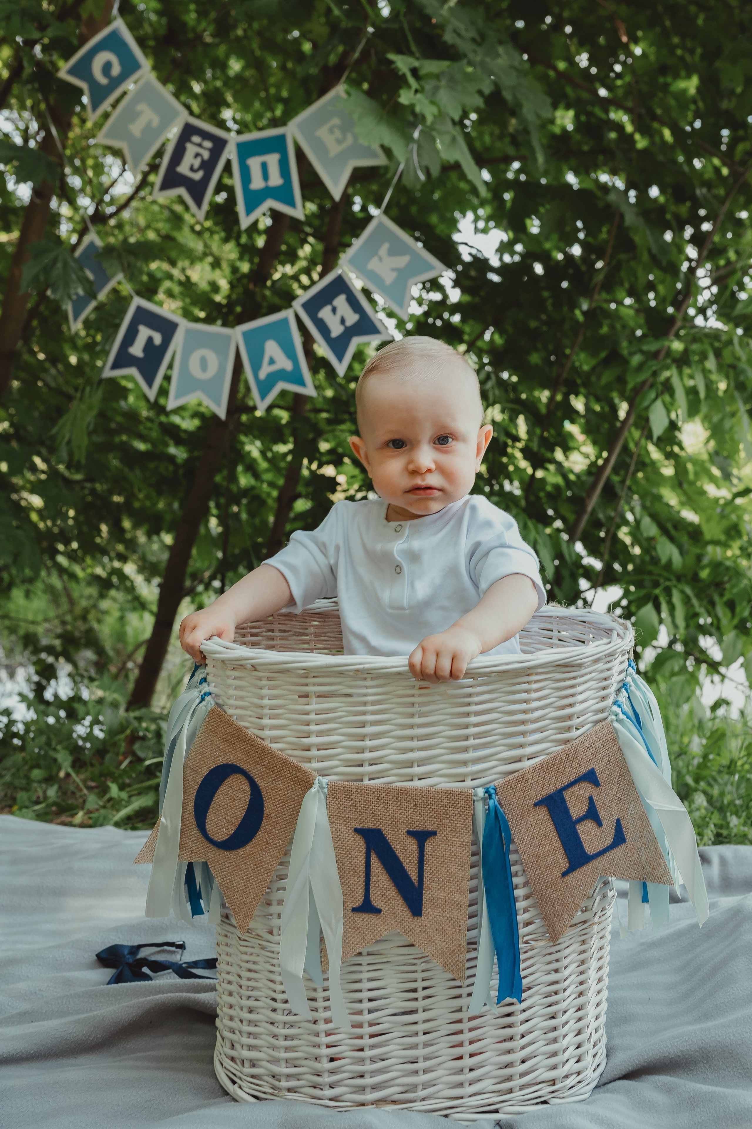 Степе годик. Семейный и домашний фотограф в Москве и МО Королева Валерия