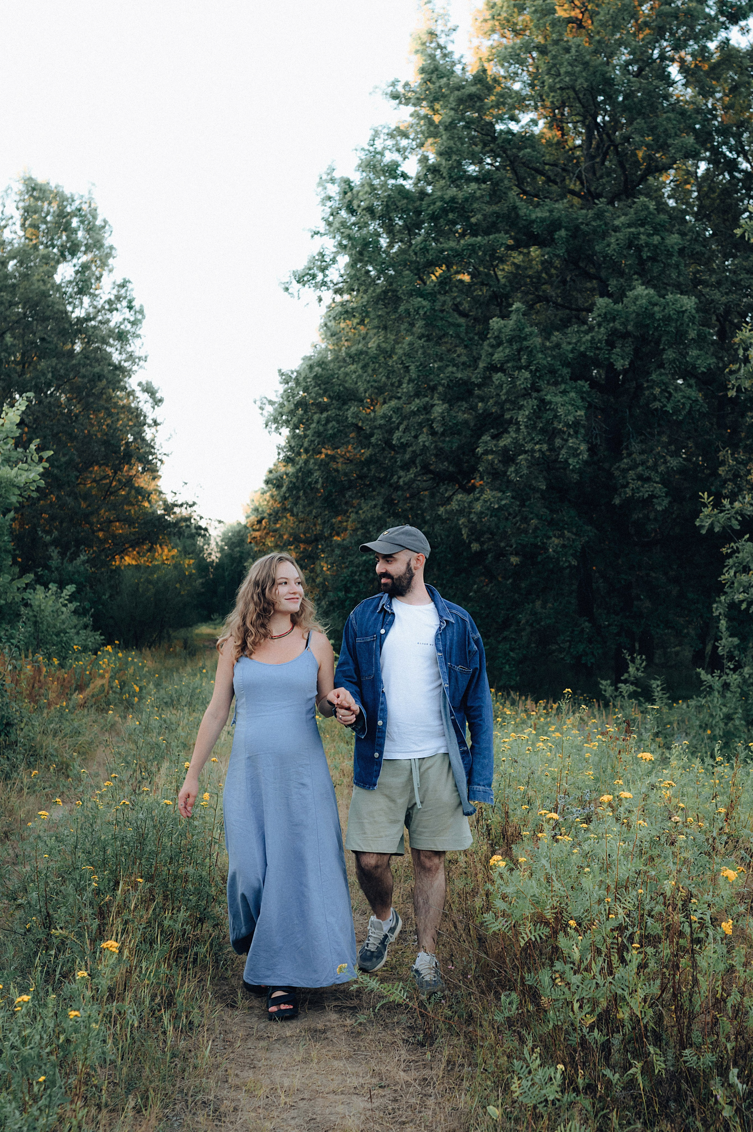 Лес.закат.Вика и Денис. Детский и семейный фотограф Катерина Мишина