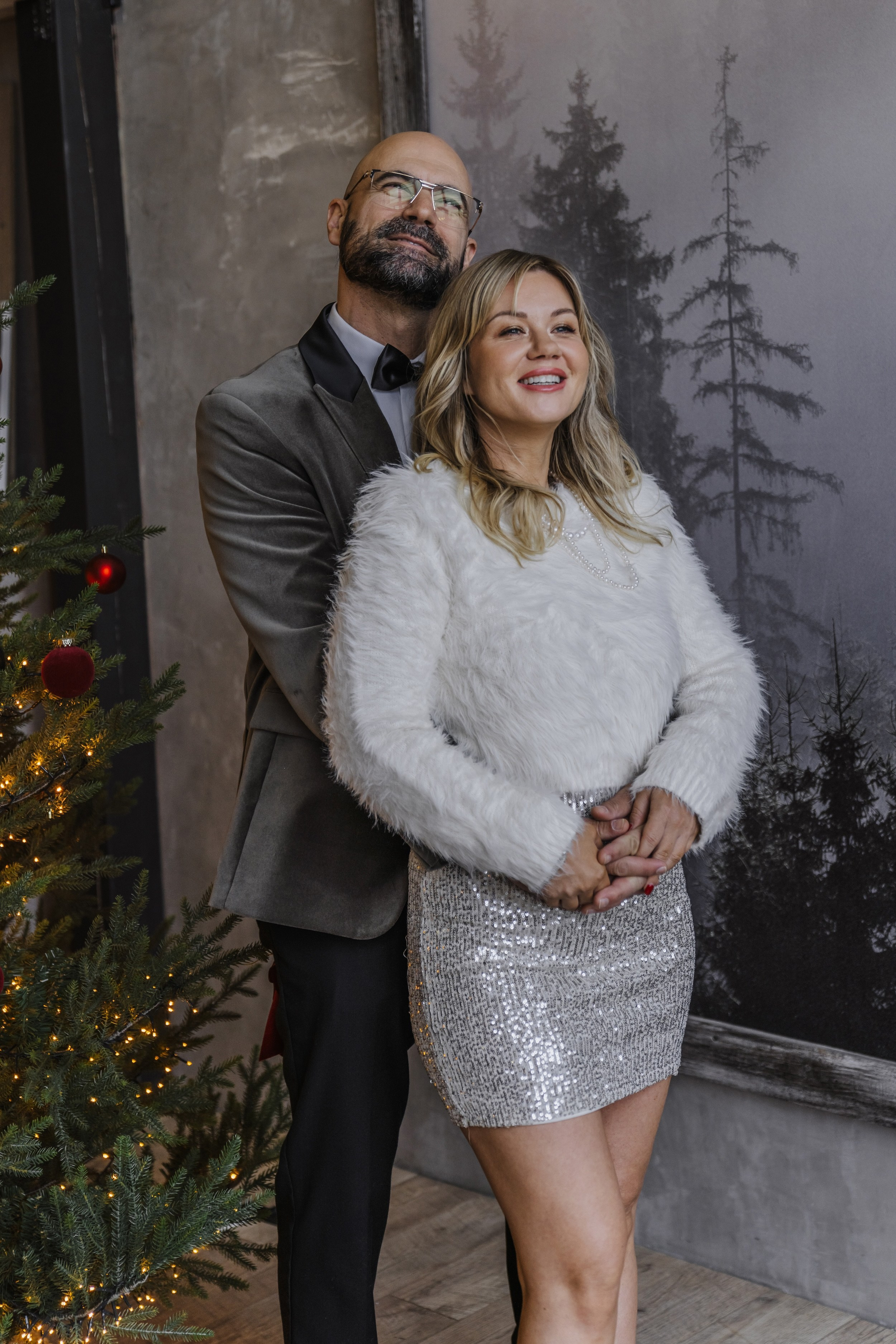 Лиза, Скарлетт, Винсент и Деннис. Минск, Рождество. Olga Modjaro