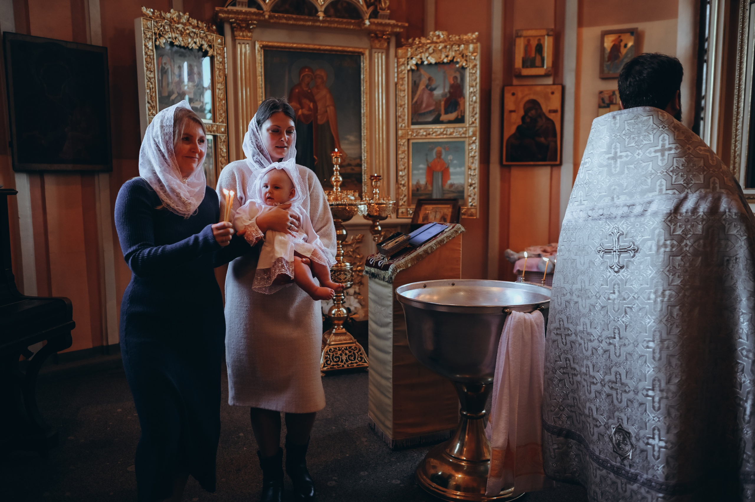 Крещение Любочки. Семейный и свадебный фотограф в Санкт-Петербурге Яна