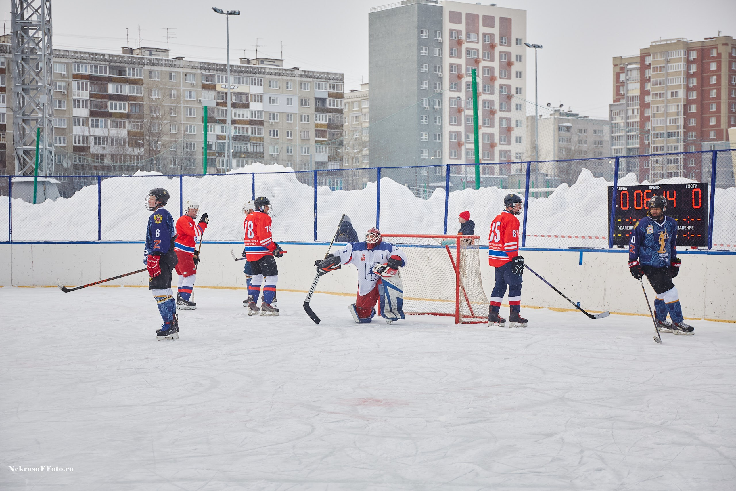 Турнир по хоккею «Русская классика» в рамках Офицерской хоккейной лиги. Спортивный фотограф Некрасов Денис