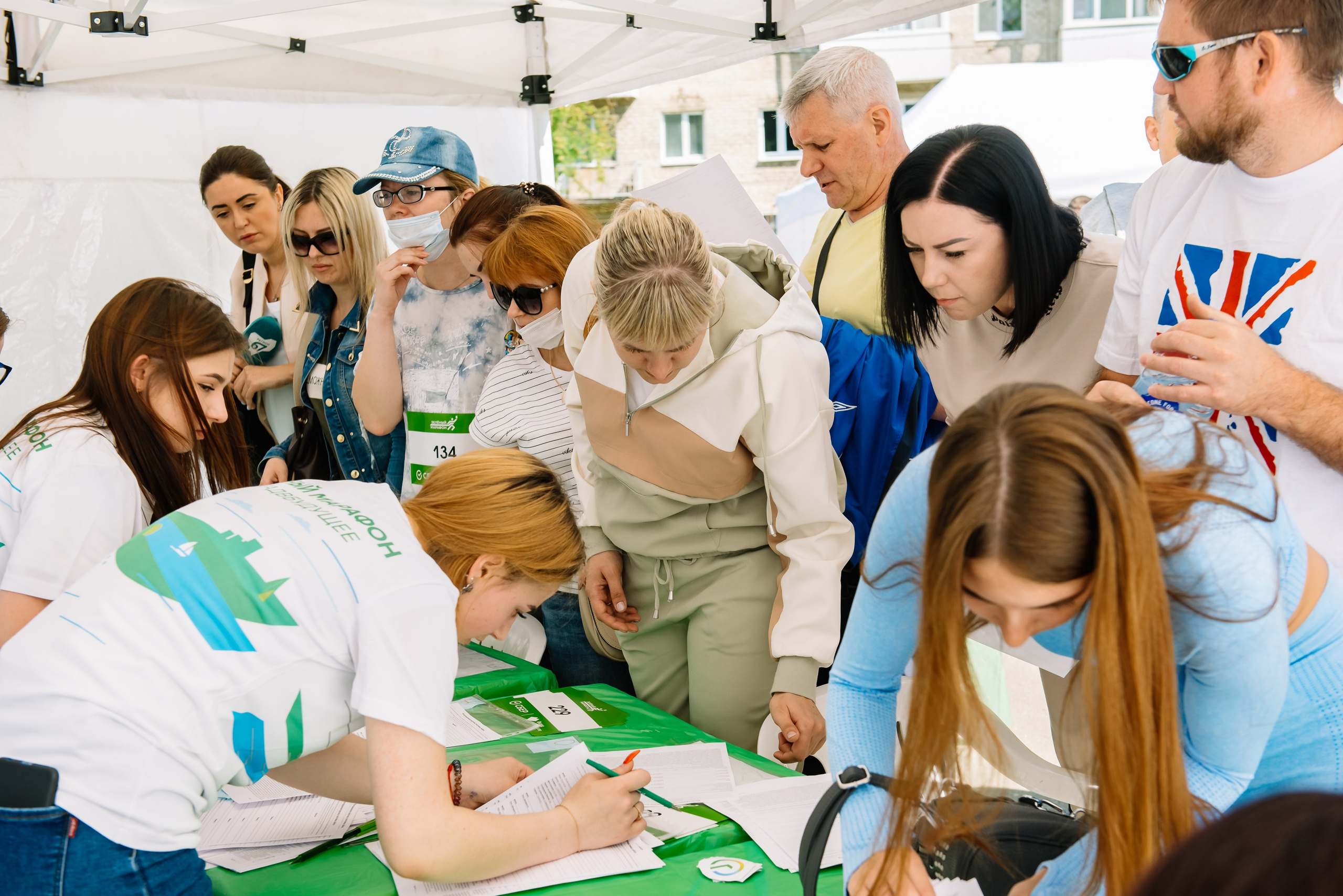 Зеленый марафон СБЕР. Репортажный фотограф в Москве и по всему миру Степанова Юлия