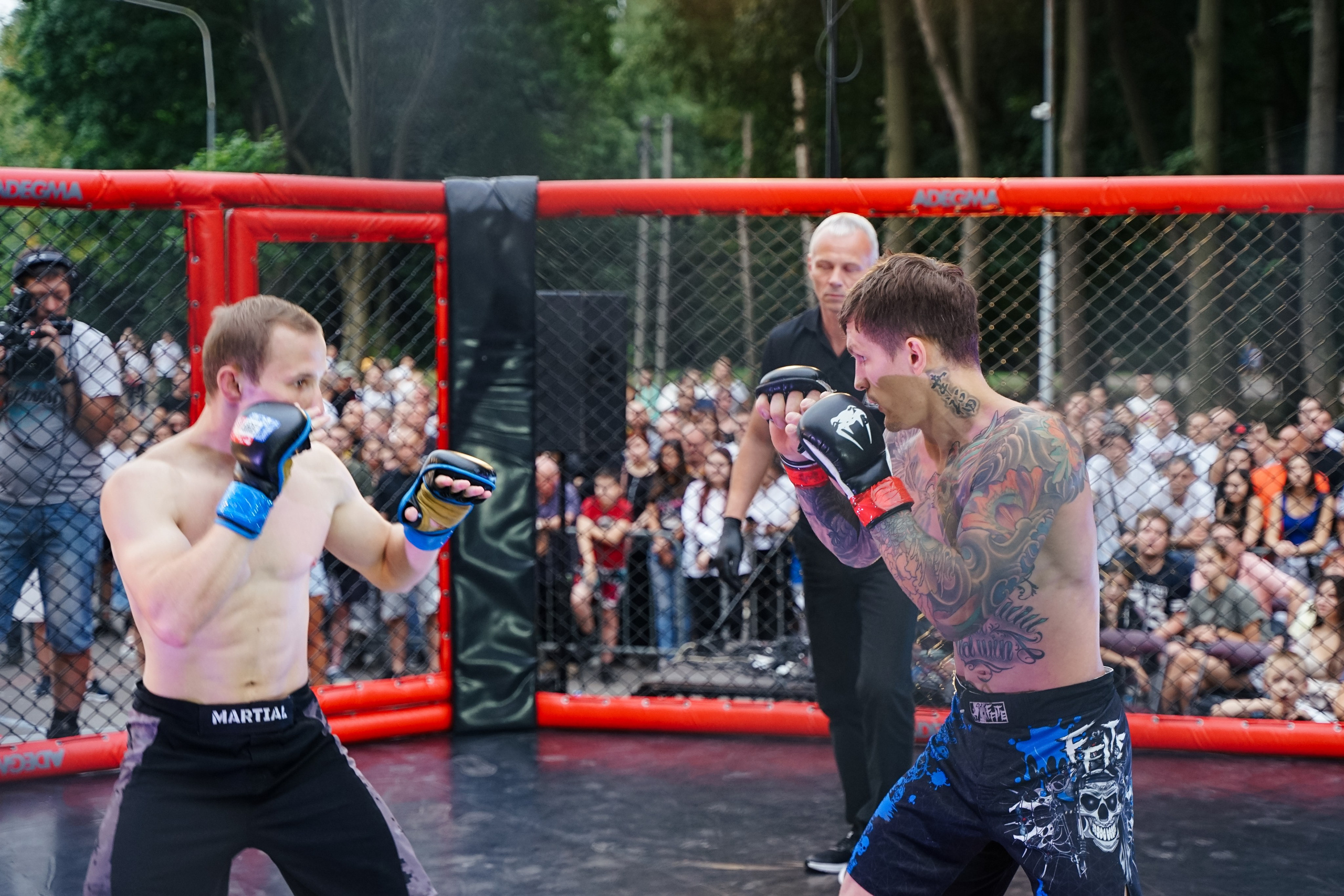 Вечер боев в ЦПКиО. Фотограф Надежда Погребняк | Рязань | Москва