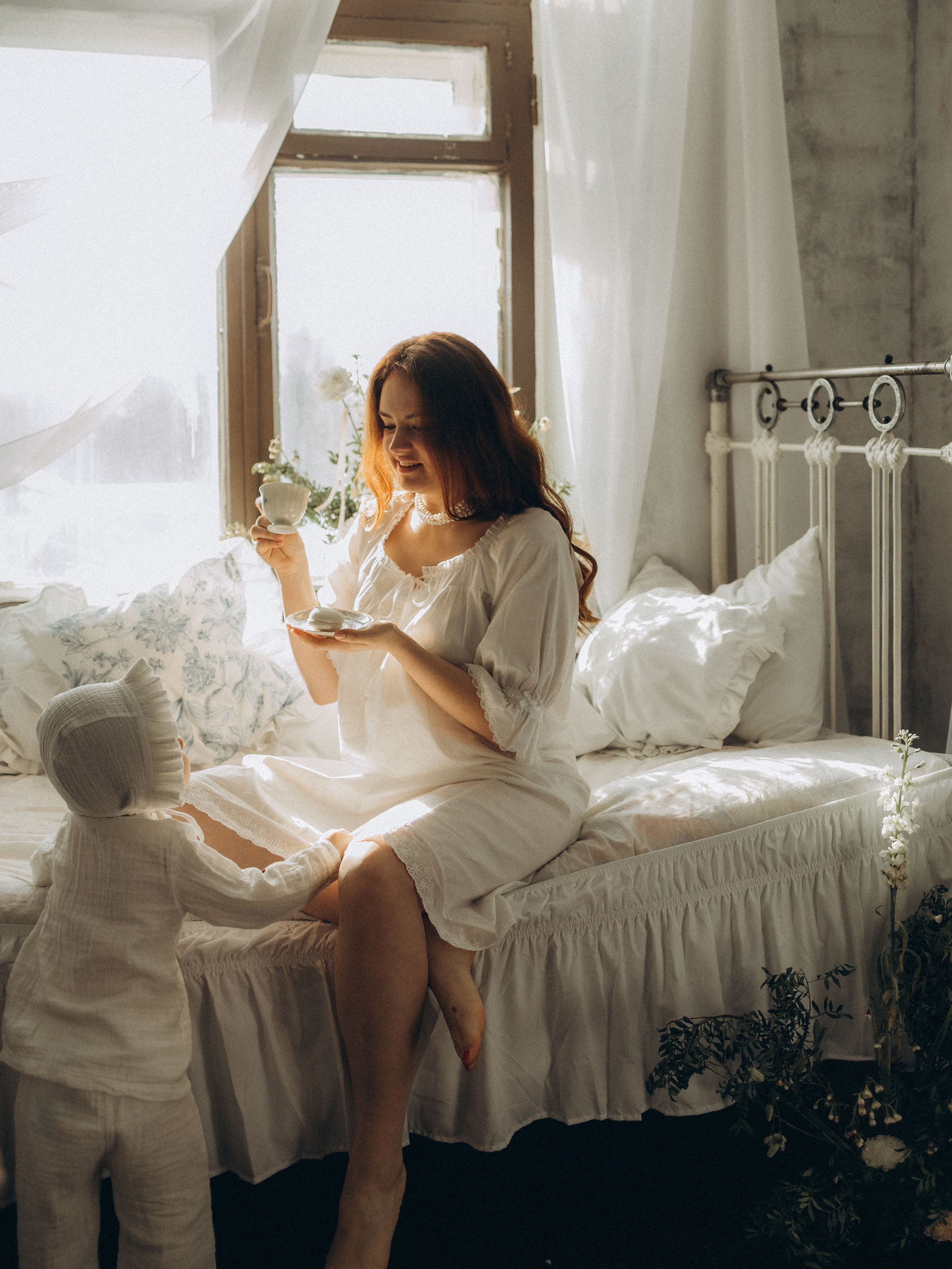 Мама и сын. Фотограф Дарья Соколовская