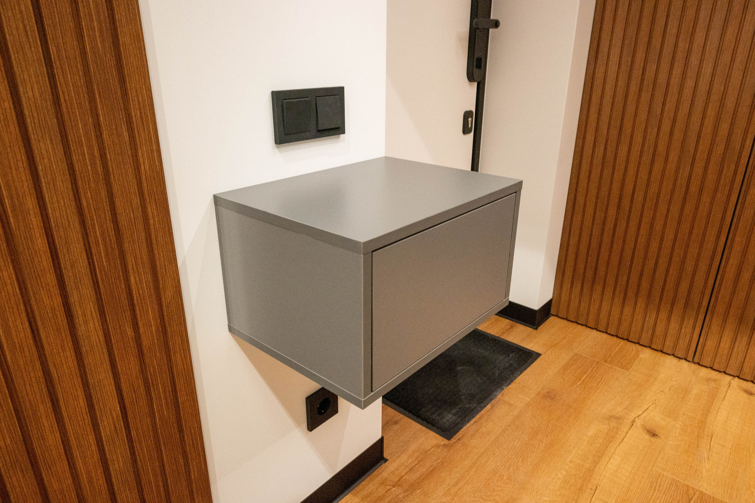 The apartment is on two levels. Fotograf Dmitrii Donets