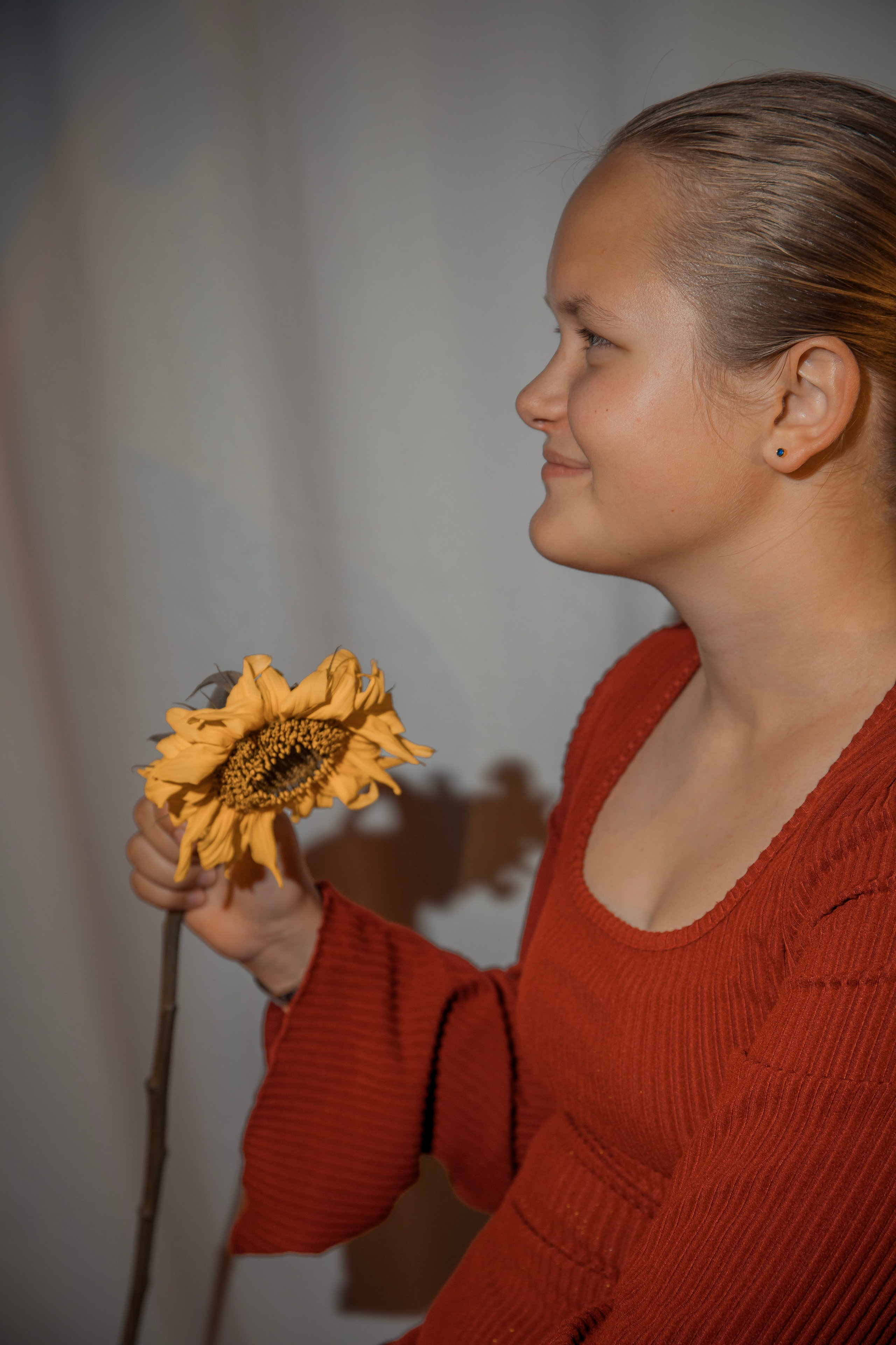 Сподсолнухом. Арт- фотограф Москва