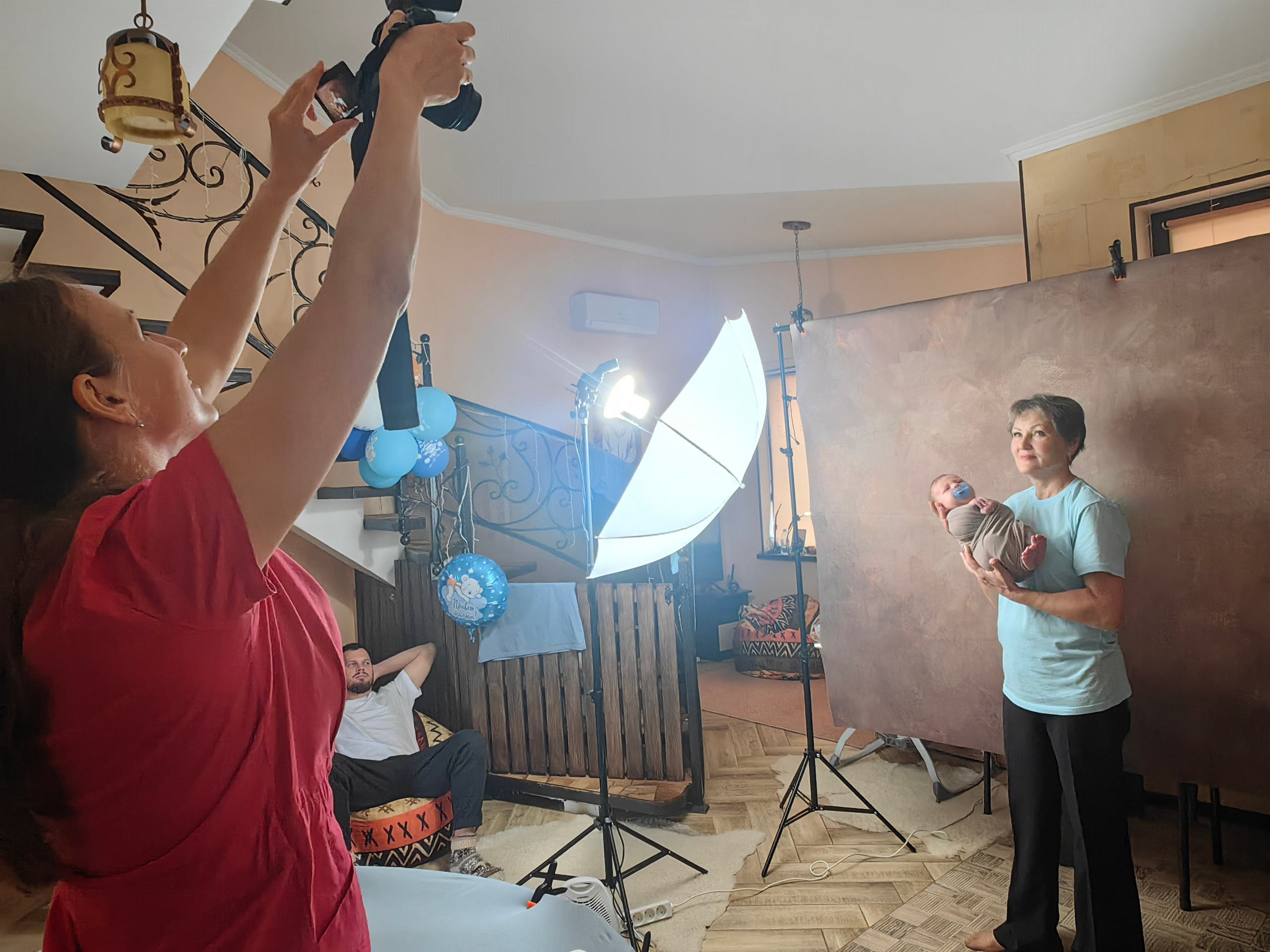 История одной съёмки (бэкстейдж). Фотограф новорождённых Анапа Елена Кушнарь