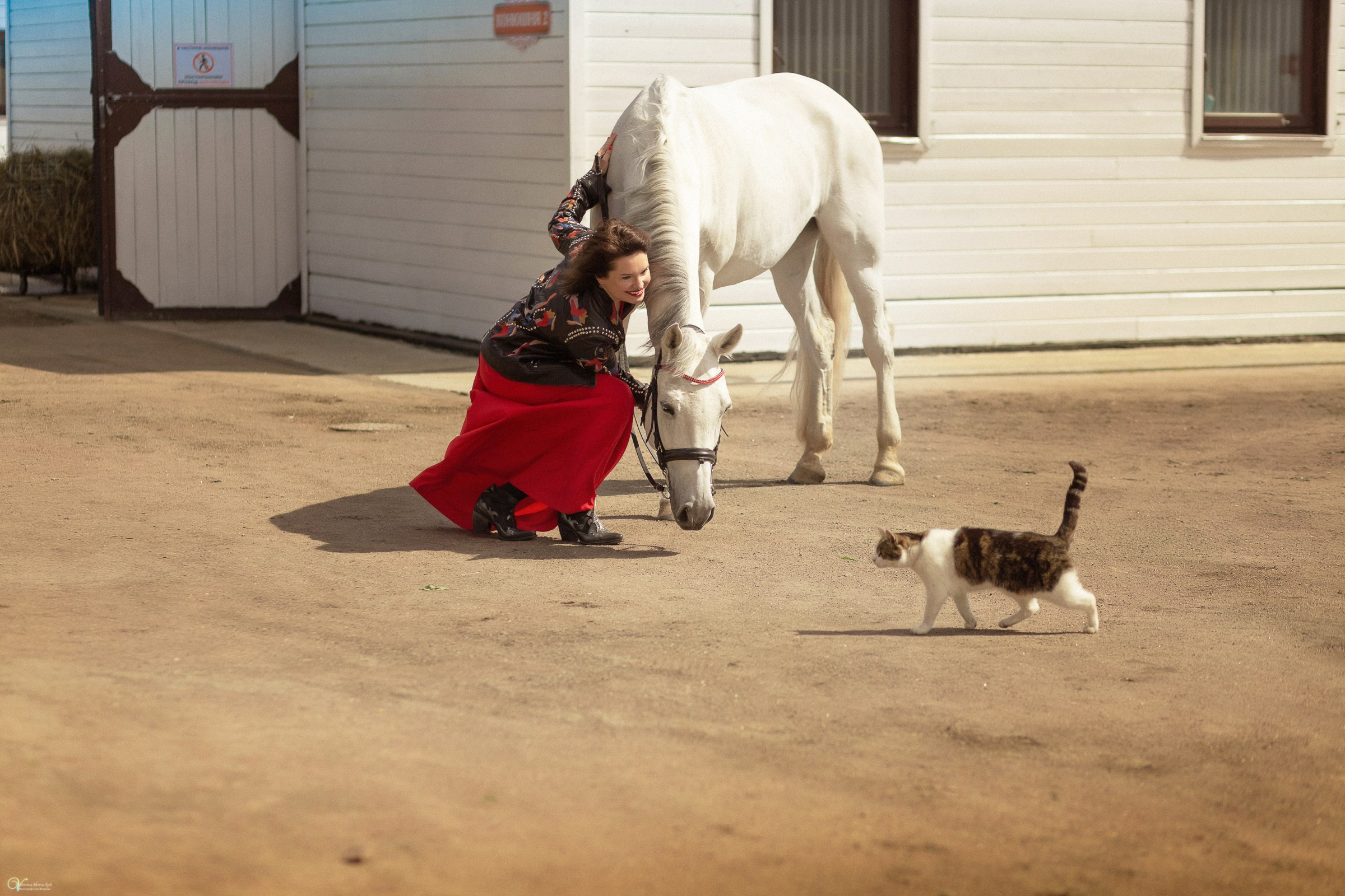 Галина и ее лошадь Сказка. Фотограф женский и мужской портрет Санкт-Петербург