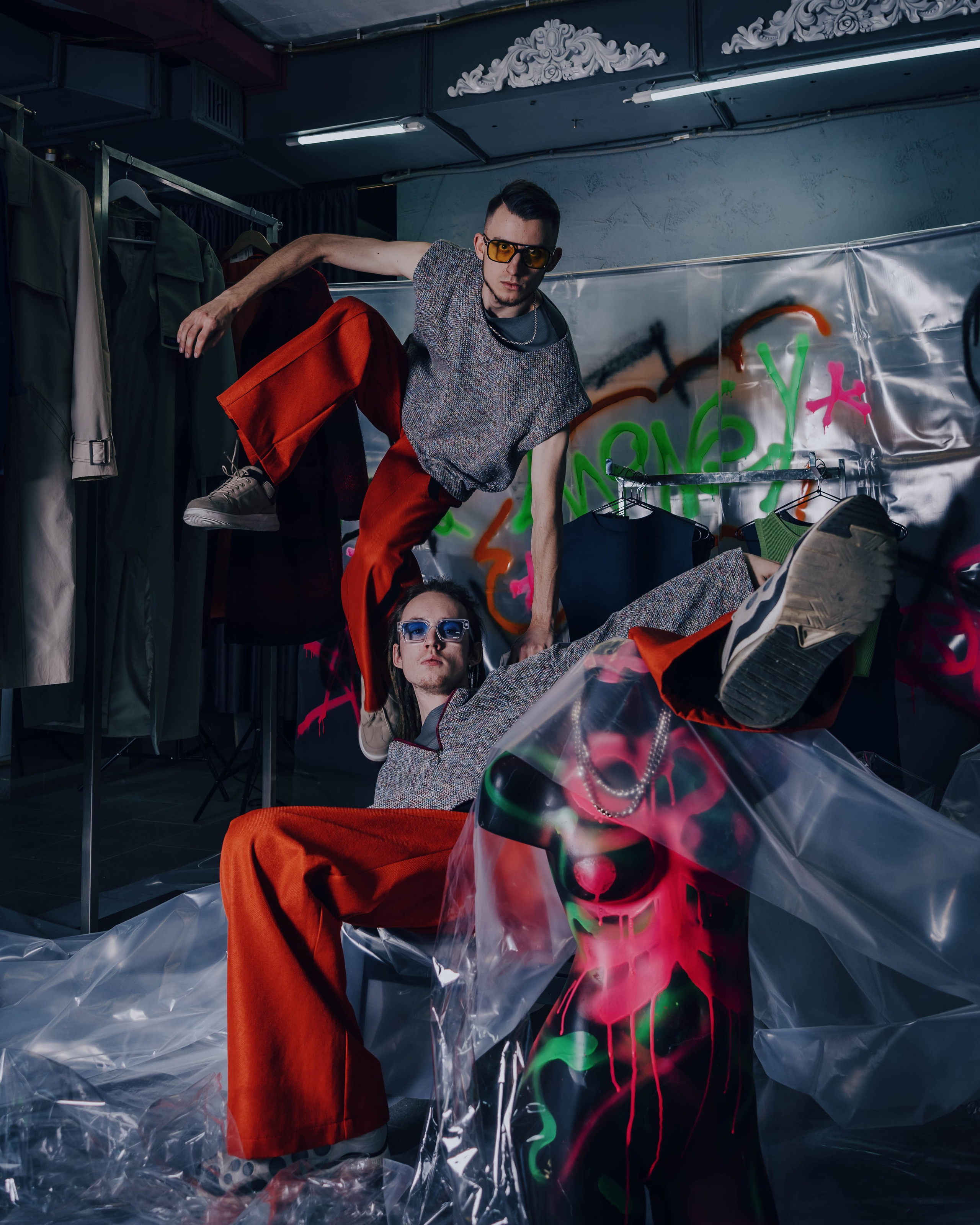 Съёмка дизайнерской коллекции для бренда одежды