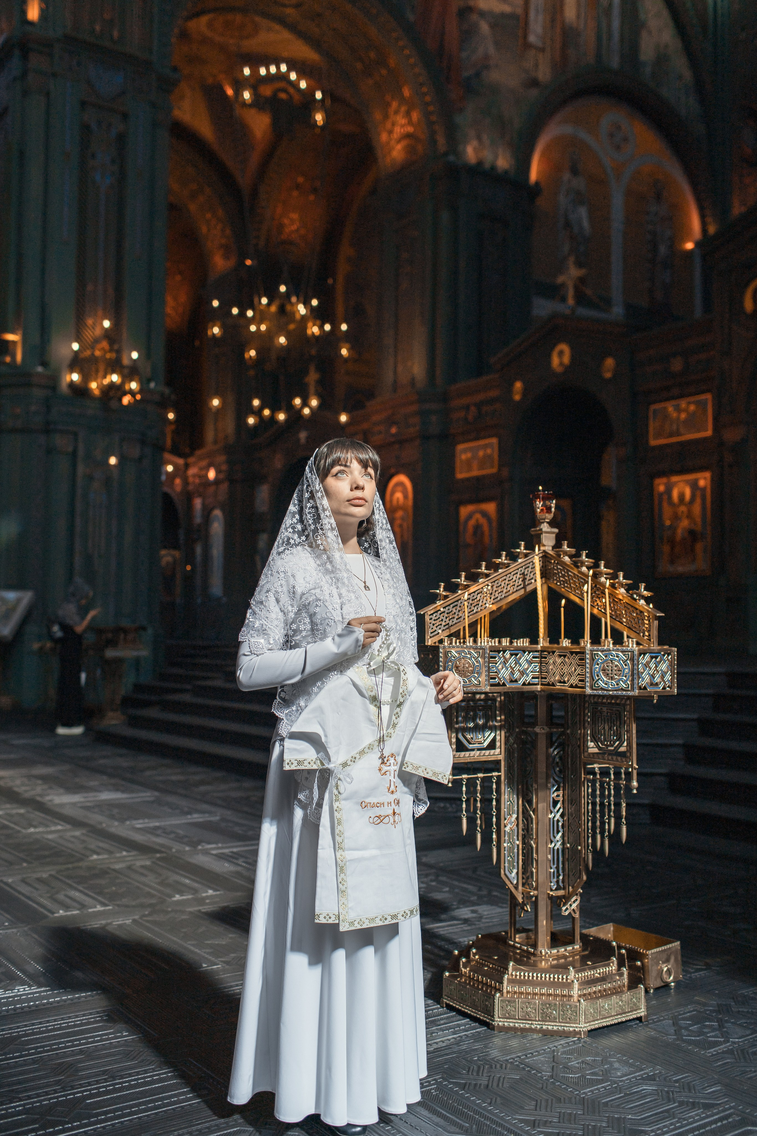 Крещение в Храме Вооруженных Сил России. Профессиональный фотограф в Москве и Мо Мария Шантарёва