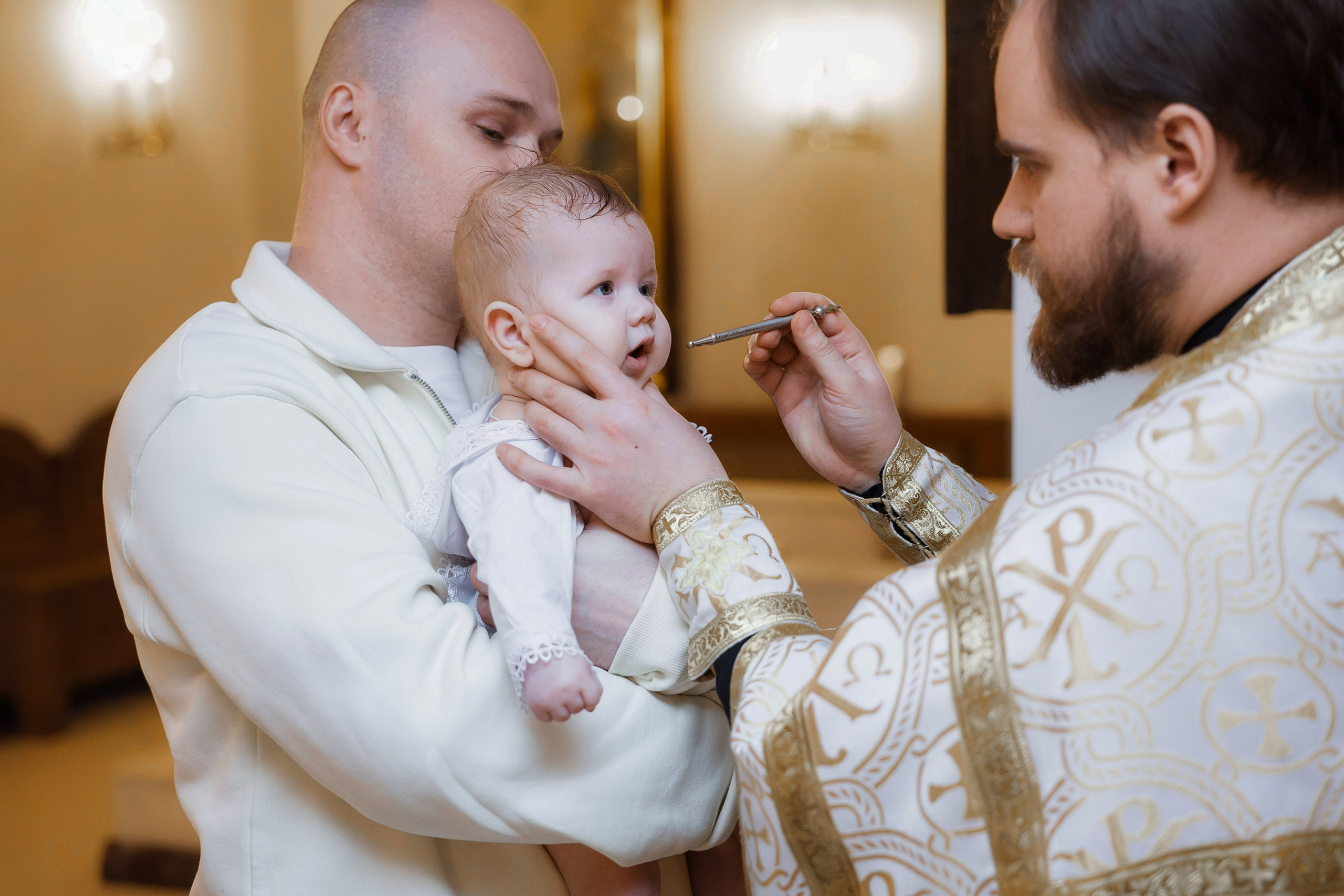 Крещение Андрея. Семейный и детский фотограф в Москве Александра Мак