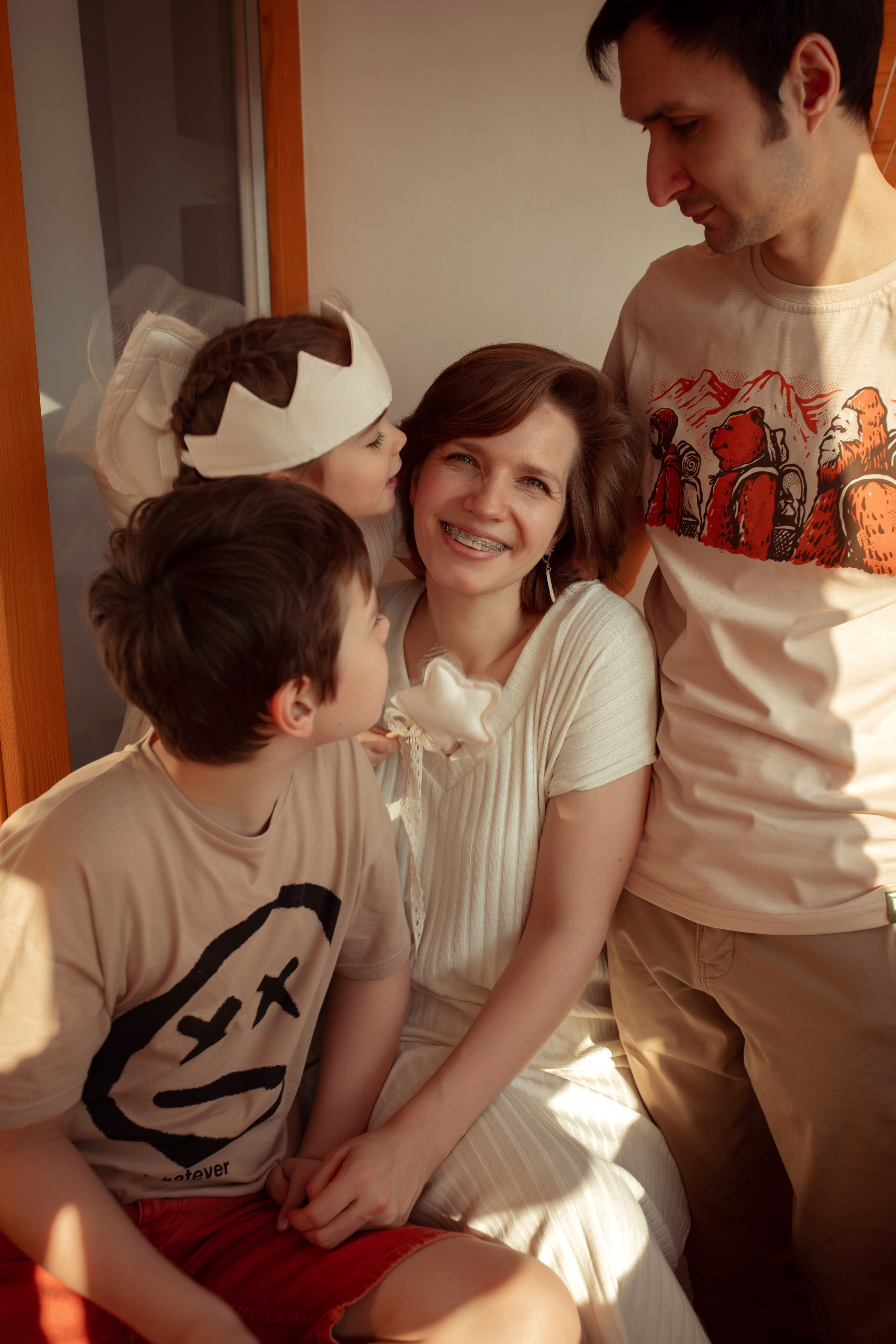 Александра, Максим, Евгений и Ксюша. Семейный и детский фотограф в Москве Дорогова Екатерина