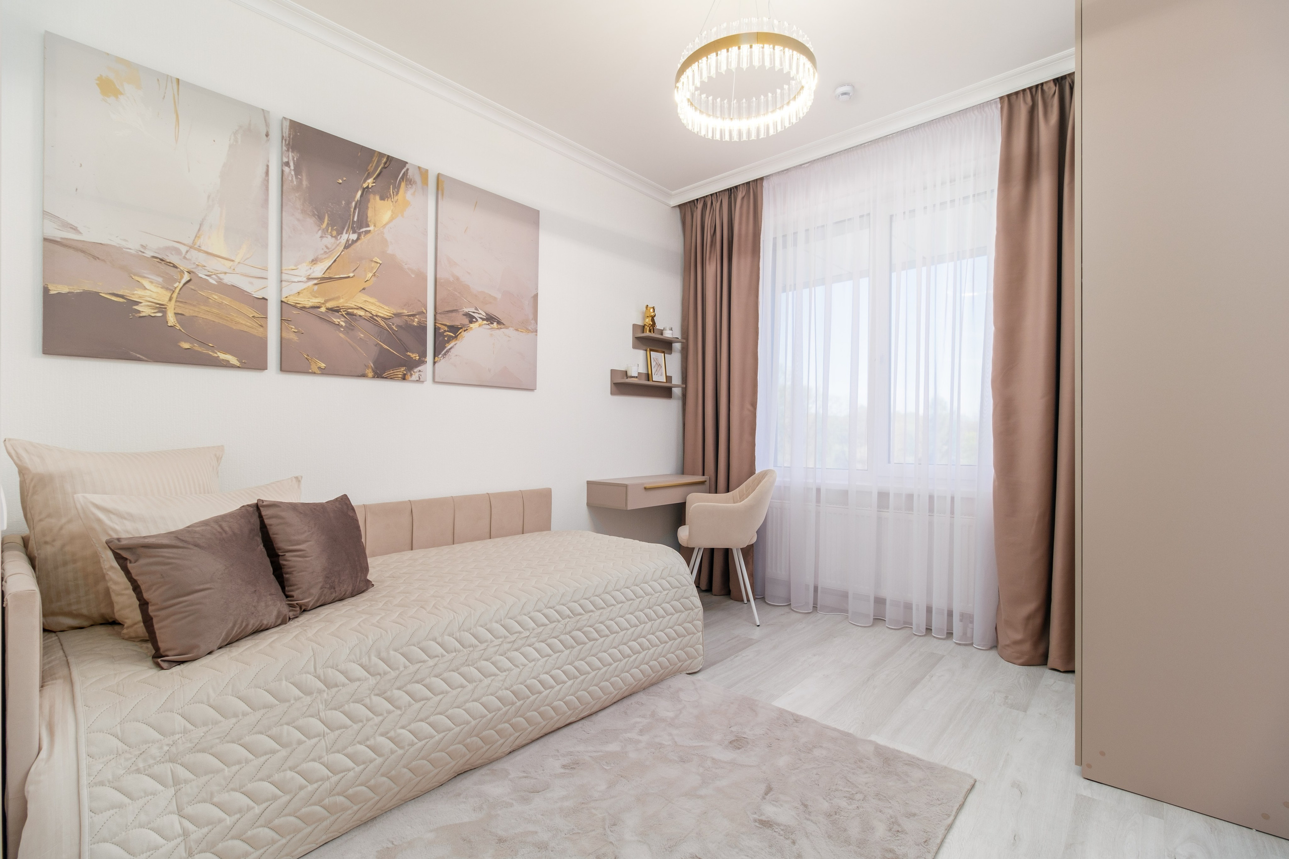 Интерьерная фотосессия двухкомнатной квартиры СПб