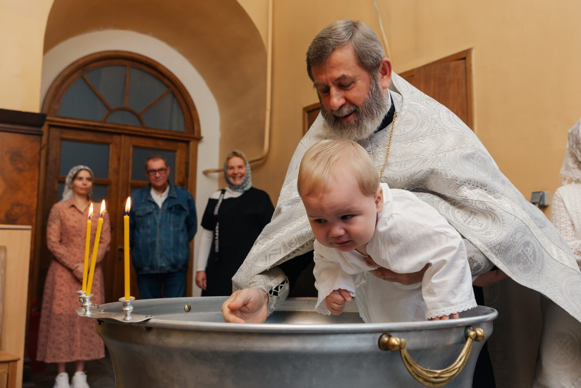 Крещение Князь Владимирский собор. Фотограф на крещение в Санкт Петербурге