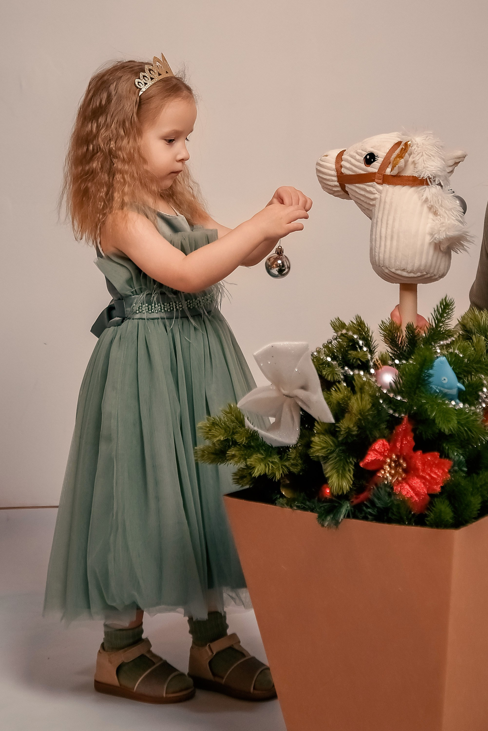 Новогодняя семейная фотосессия 2026 г. Фотограф Тула творческие фотосессии недорого Ольга Ромашина