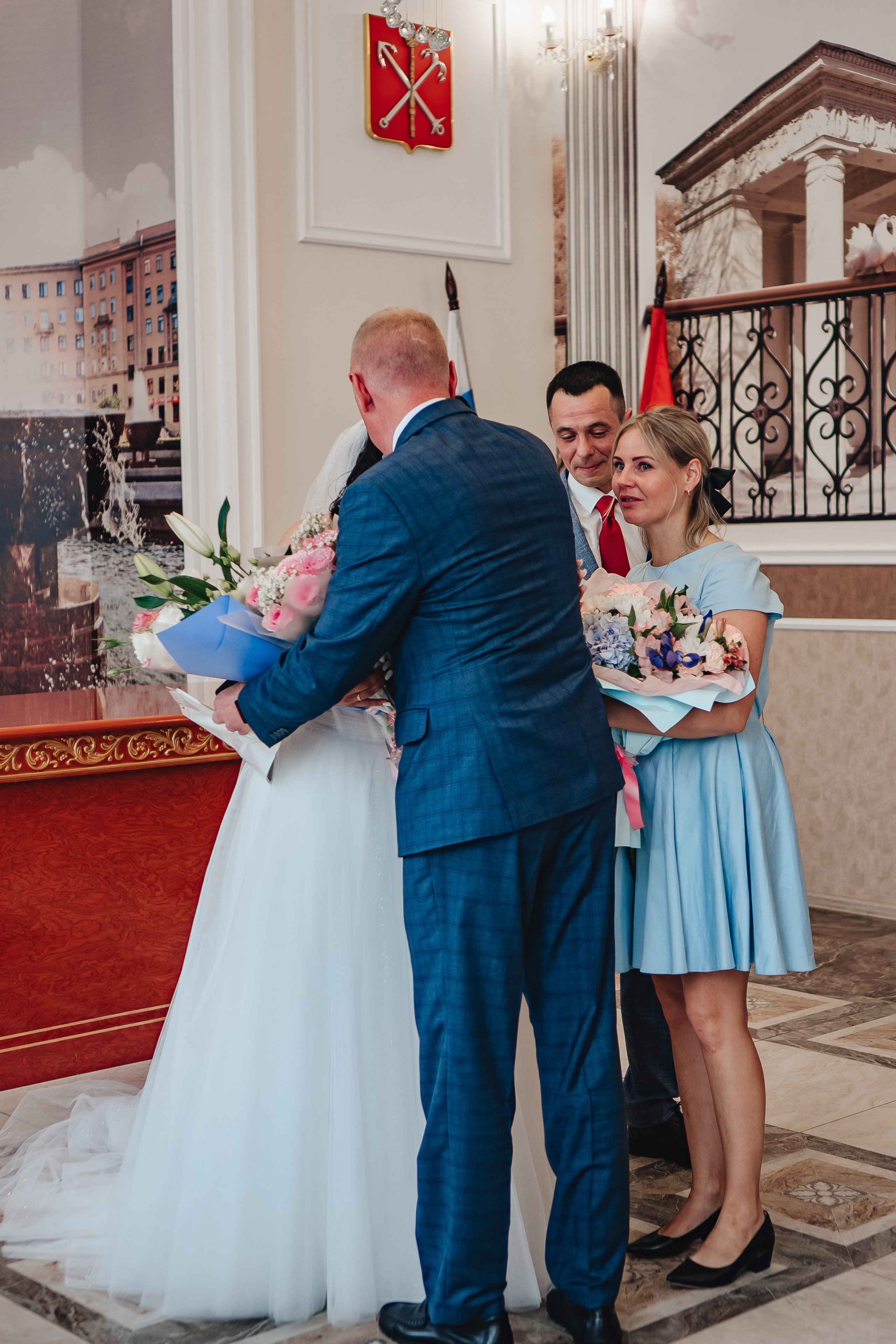 СВАДЕБНАЯ СЬЕМКА В ЗАГСЕ НА МОСКОВСКОМ ПРОСПЕКТЕ. Профессиональный фотограф, Санкт-Петербург — Виктория Богомолова