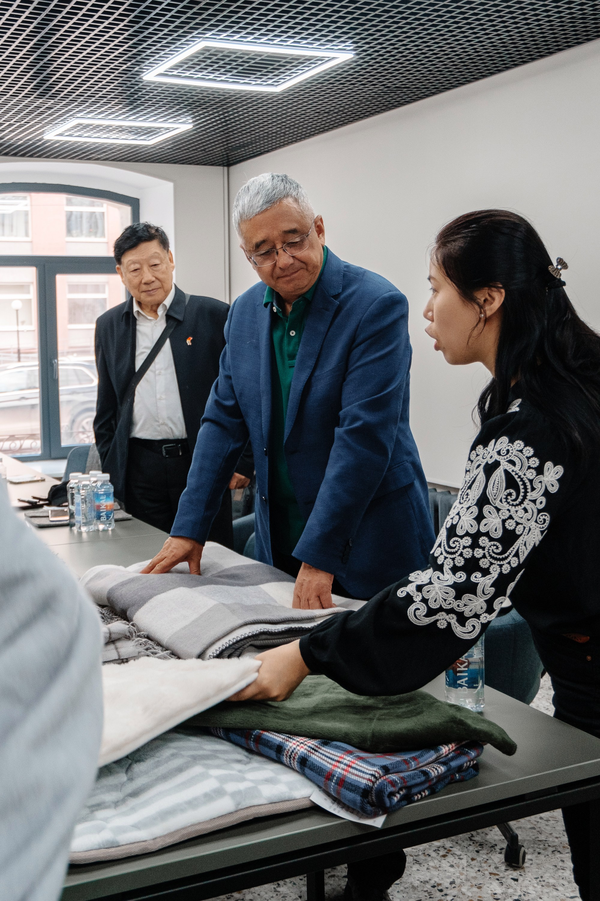 Делегация Китая в Ивановской текстильной компании