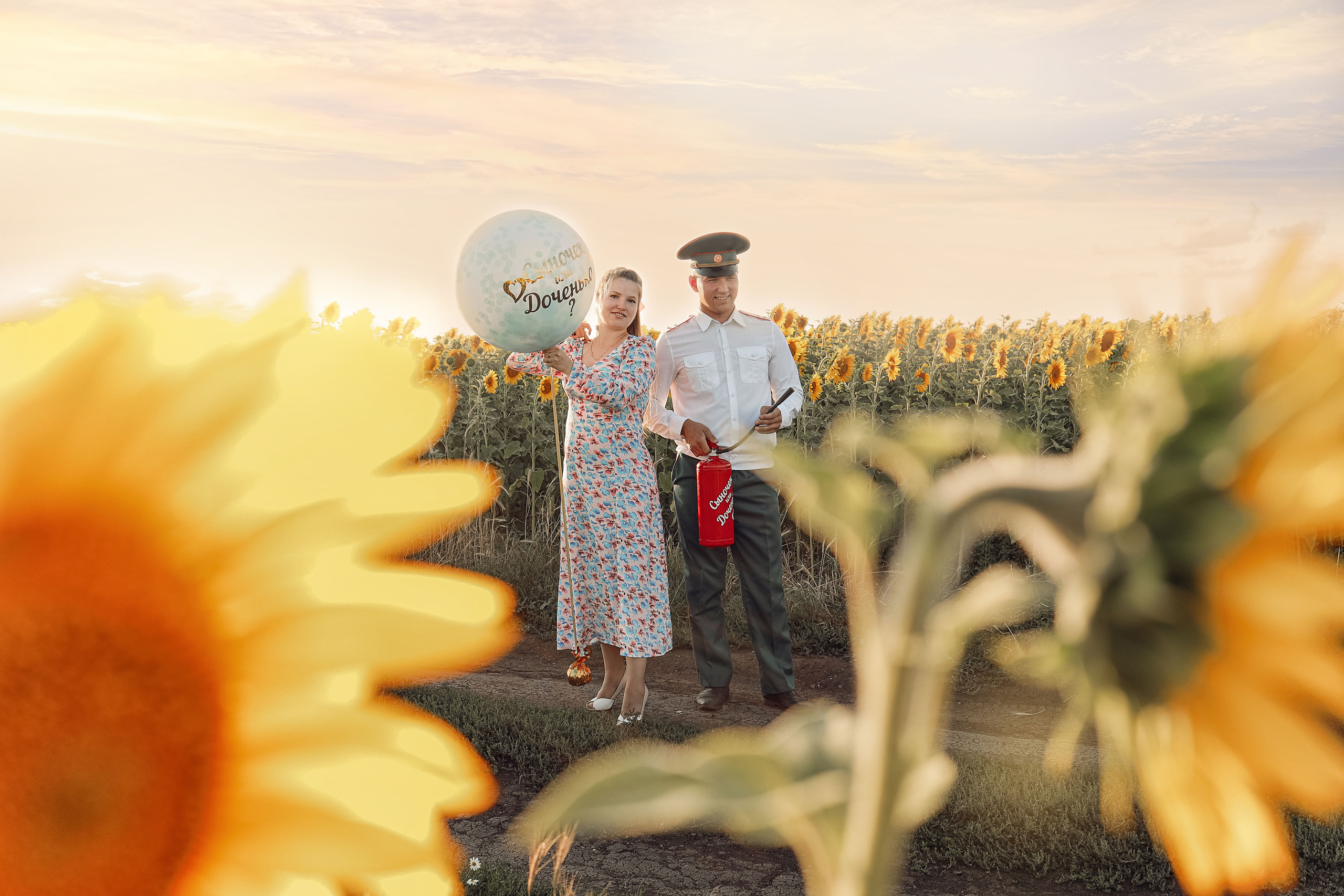 Гендер пати в подсолнухах. Иванова Ирина Свадебный и семейный фотограф г. Уфа