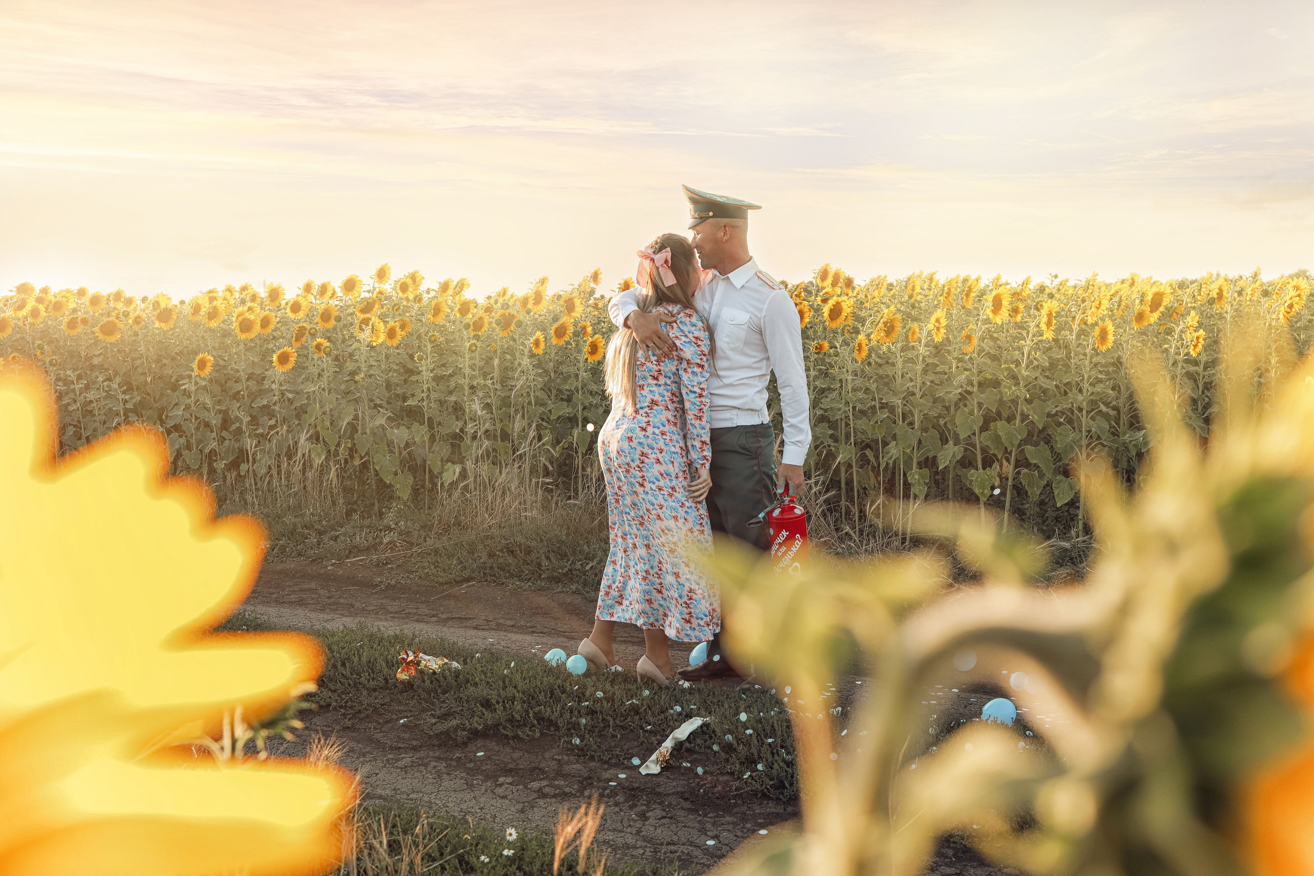 Гендер пати в подсолнухах. Иванова Ирина Свадебный и семейный фотограф г. Уфа